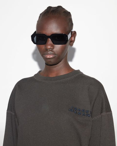 Sweatshirt shad mit logo - Schwarz gewaschen - Woman - 7