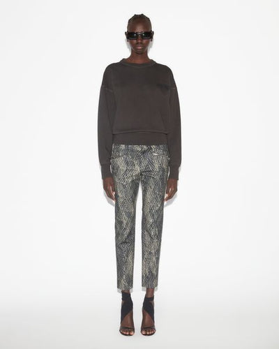 Sweatshirt shad mit logo - Schwarz gewaschen - Woman - 3