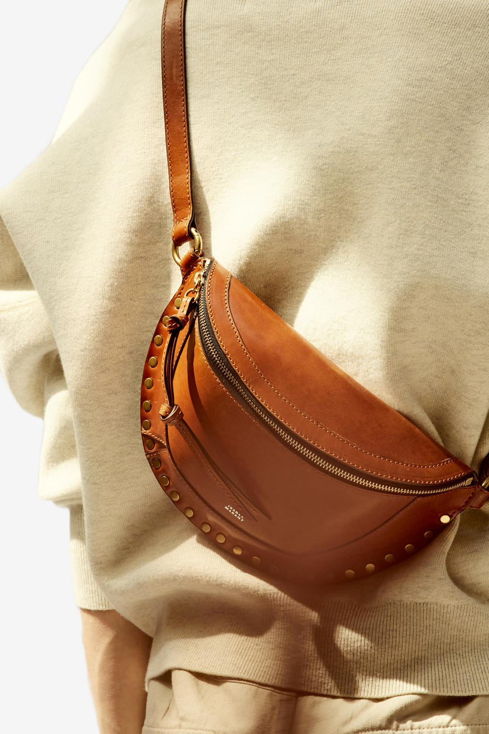 Skano カーフレザー製 ベルトバッグ - Cognac - Woman - 2