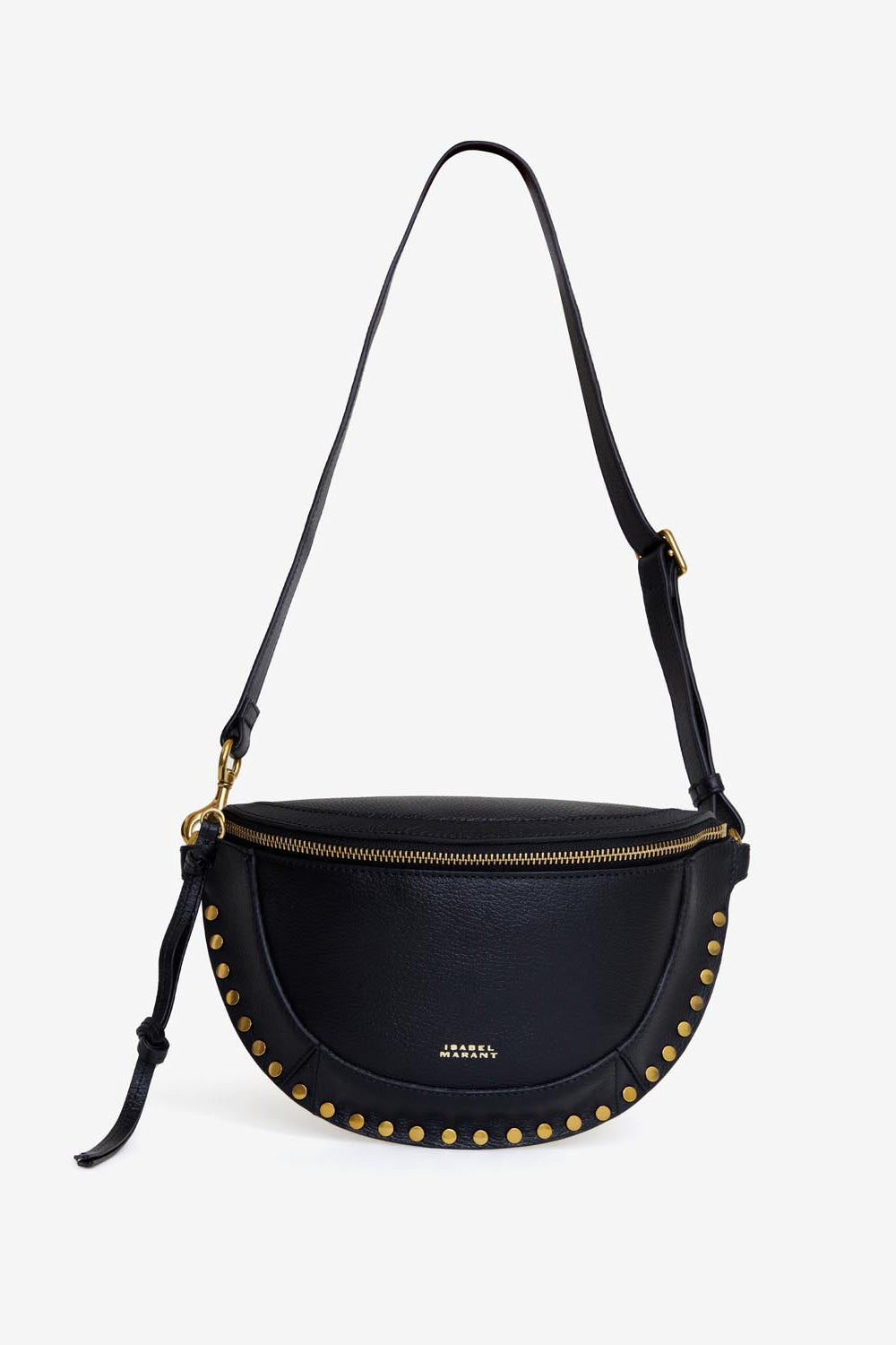 Skano belt bag in grained leather - Black - Woman - 5