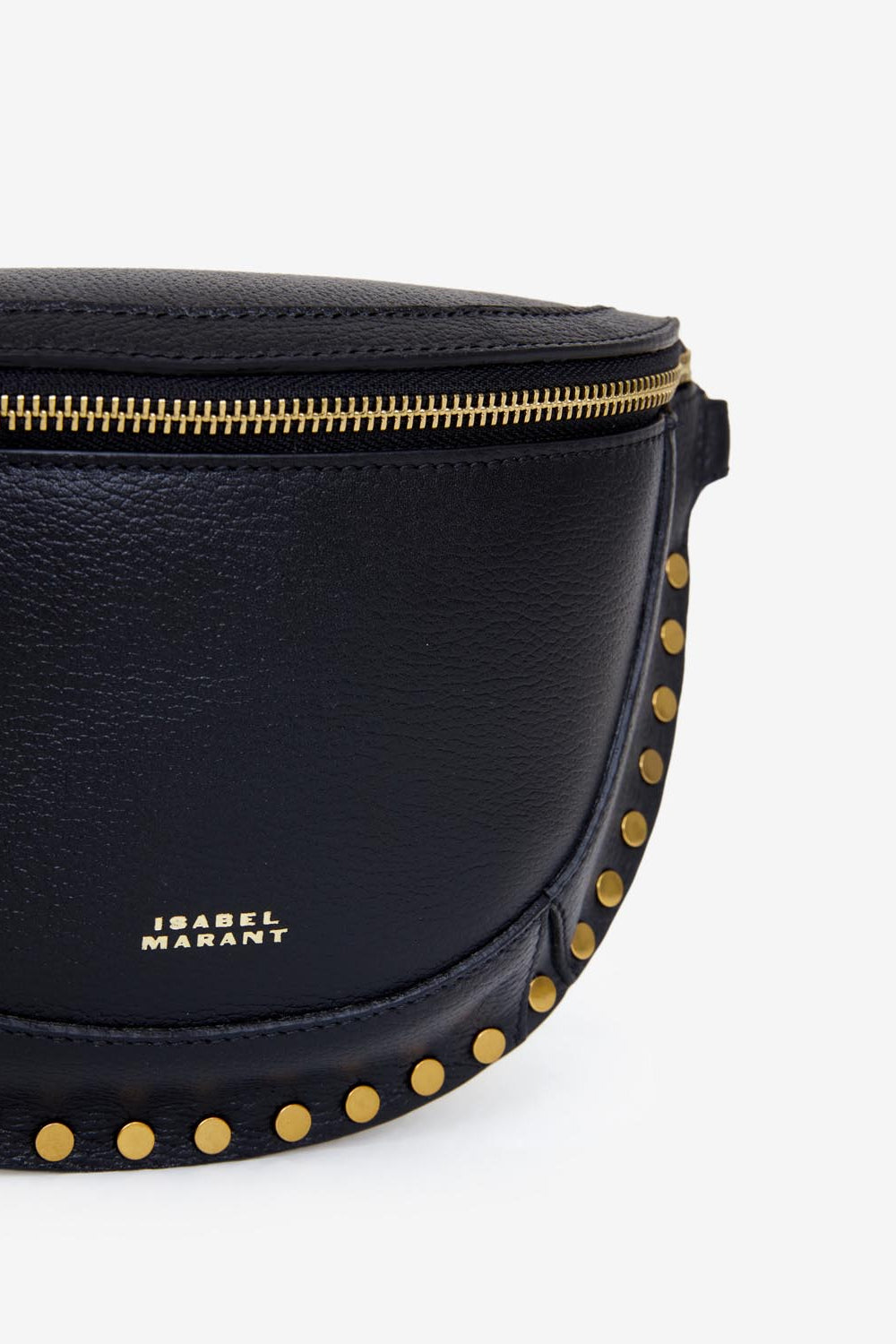 Skano belt bag in grained leather - Black - Woman - 3