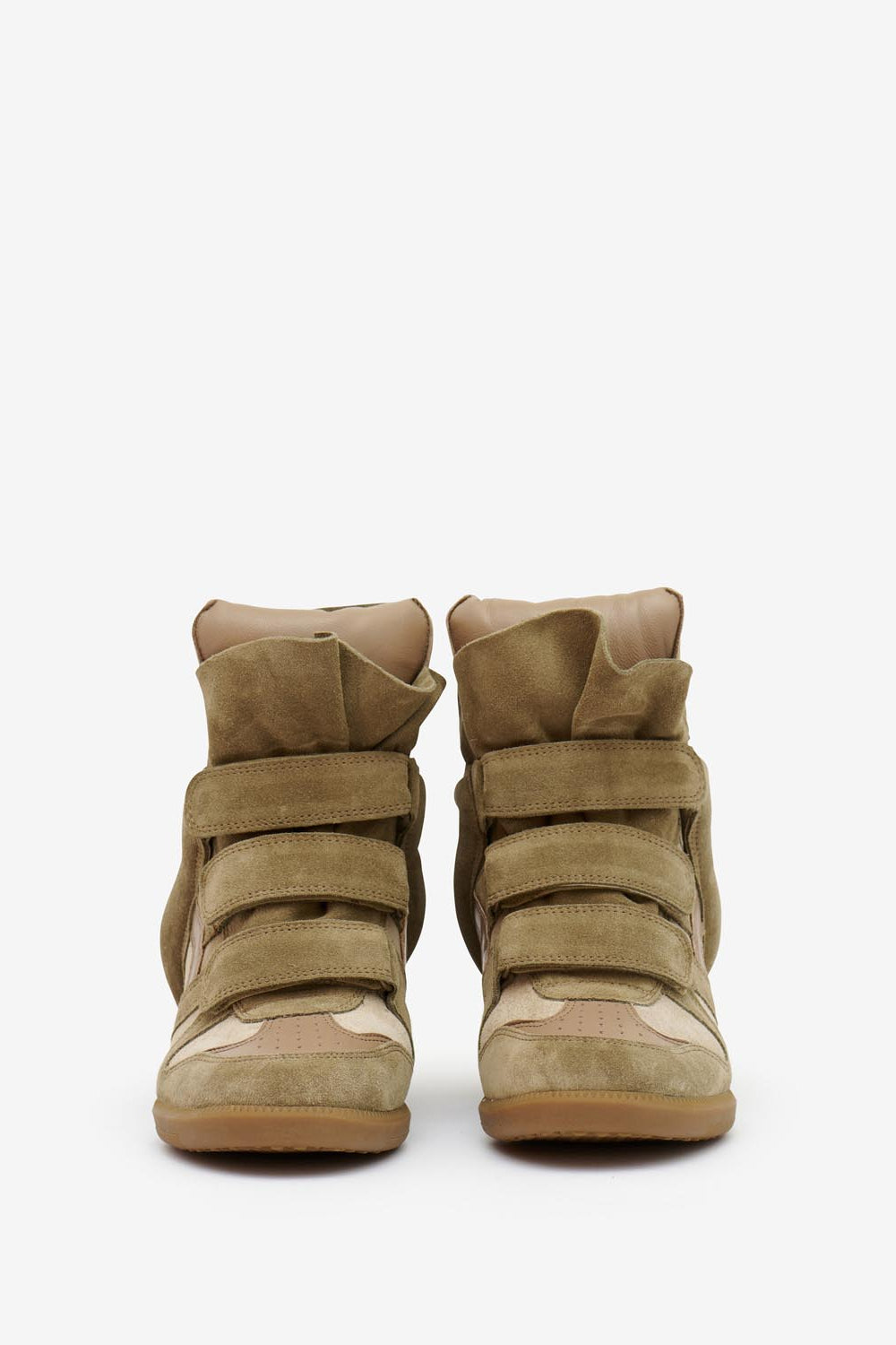 Bekett レザー製 プラットフォームスニーカー - Taupe - Woman - 4