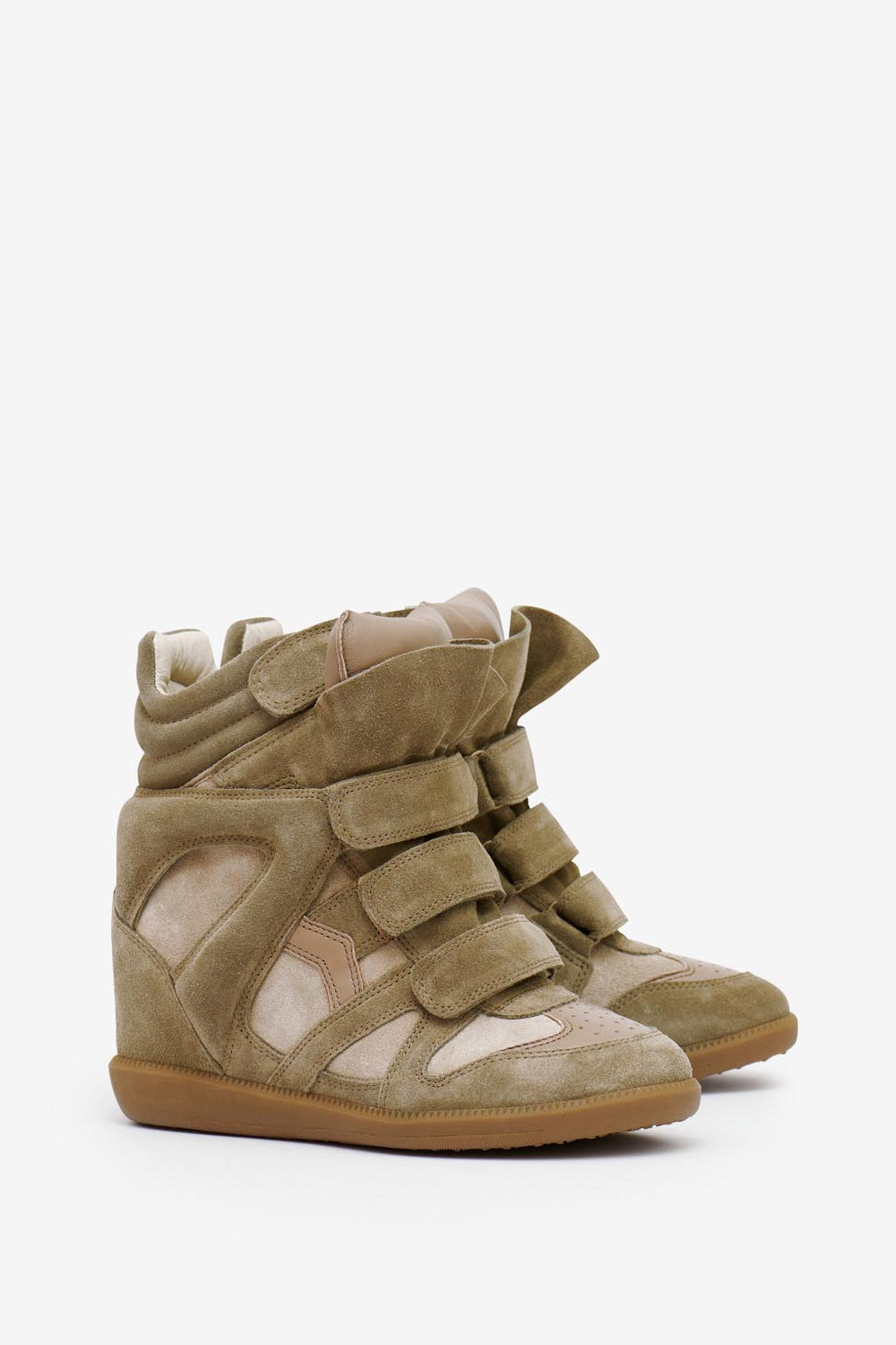 Bekett レザー製 プラットフォームスニーカー - Taupe - Woman - 3