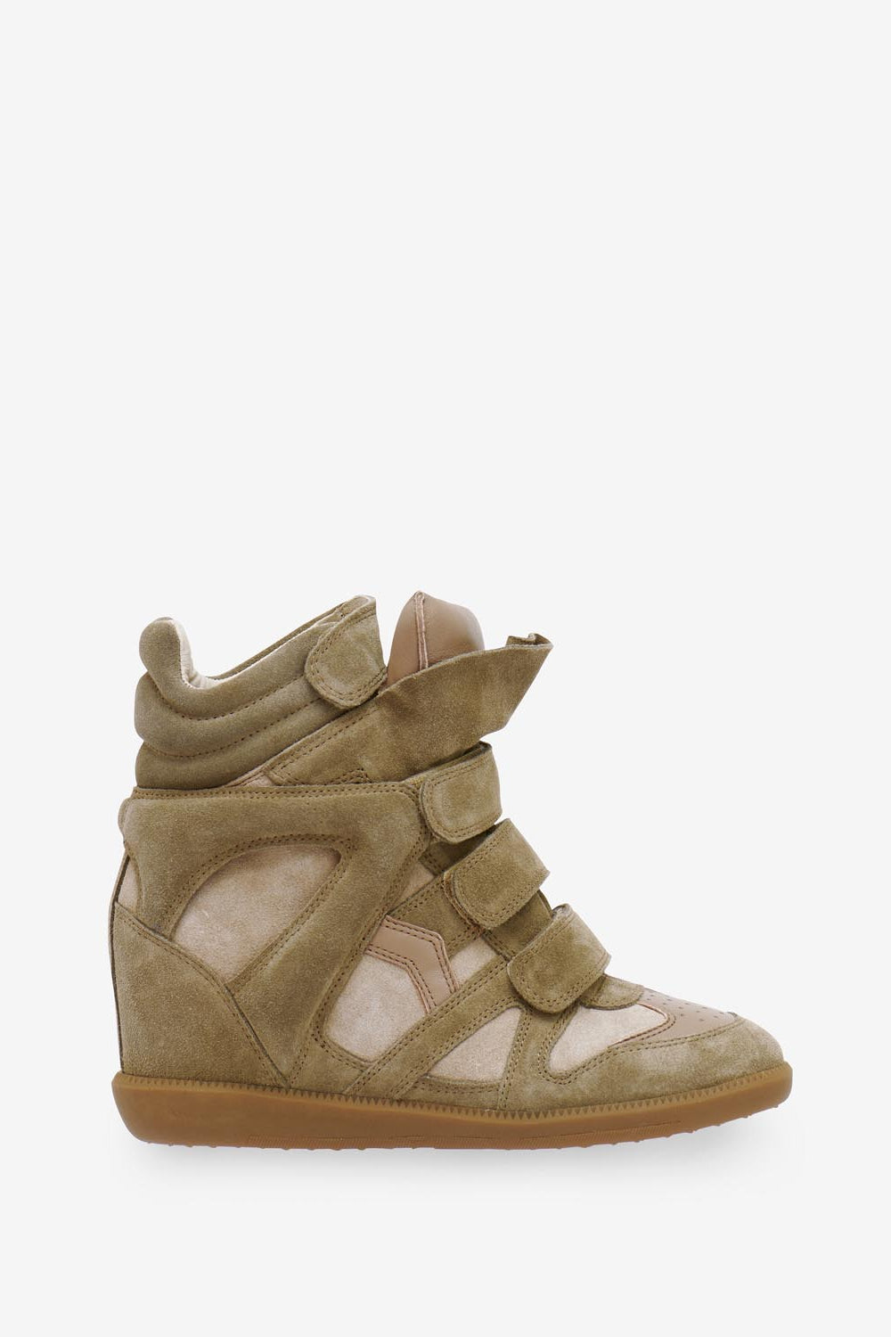 Bekett レザー製 プラットフォームスニーカー - Taupe - Woman - 1