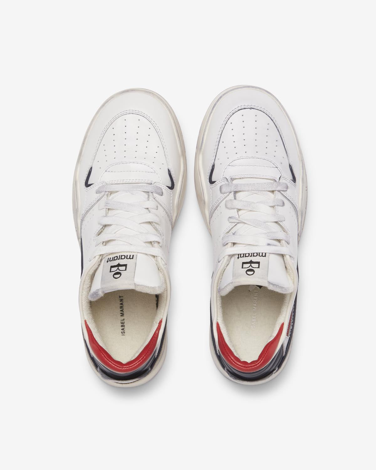 Sneaker emree aus kalbsleder - Blau - Woman - 3