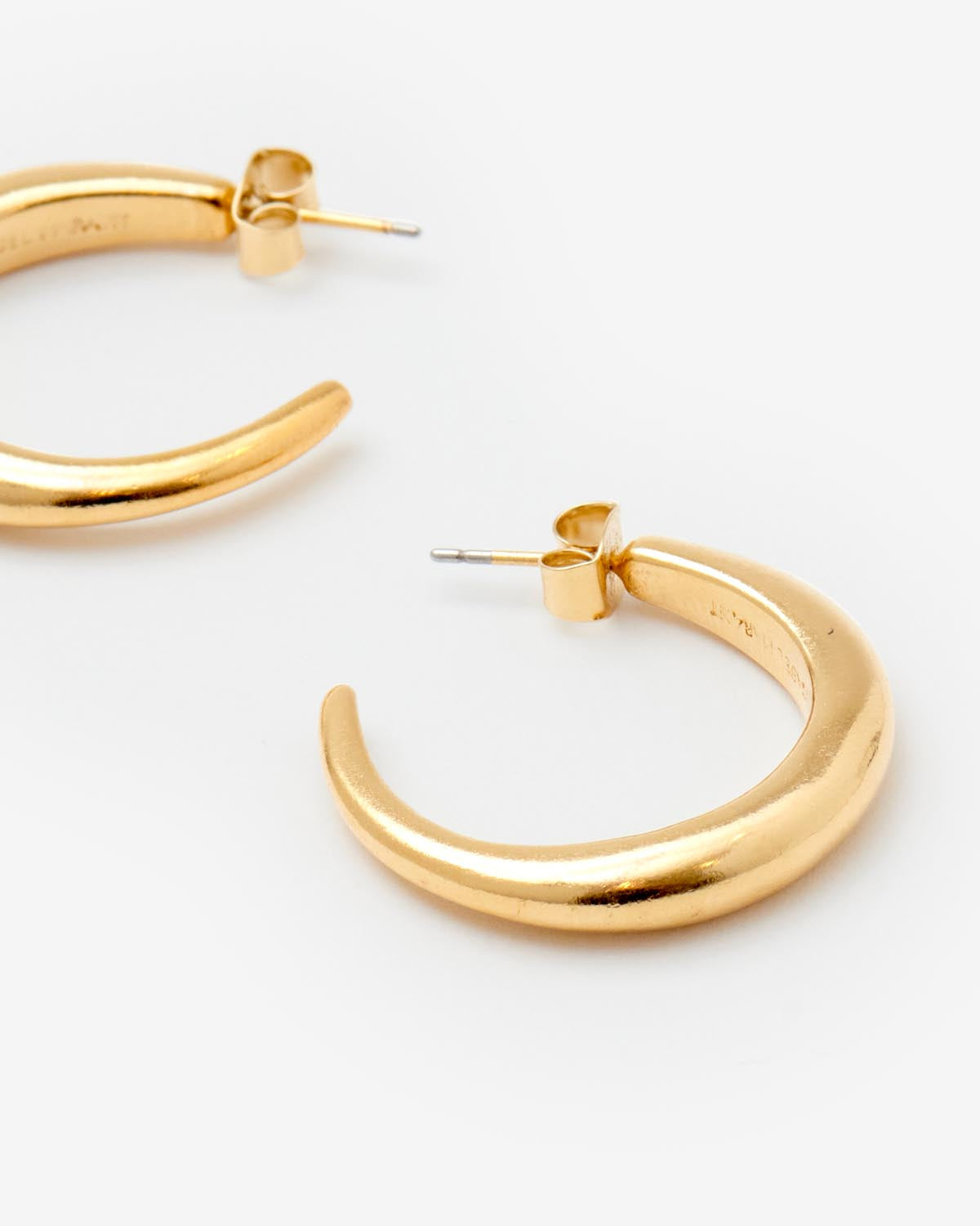 Ring earrings Woman Golden 2