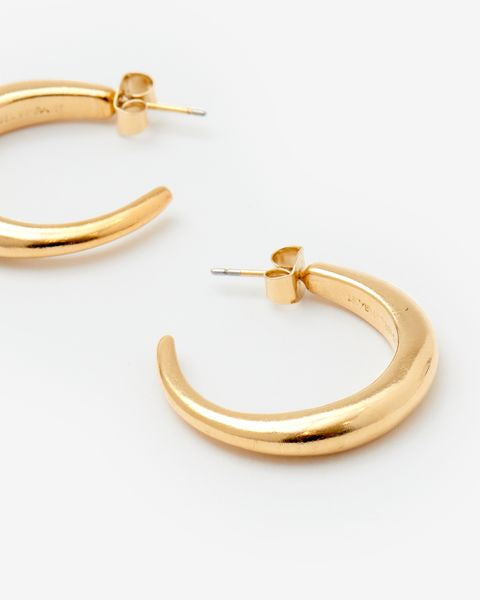 Ring earrings Woman Golden 1