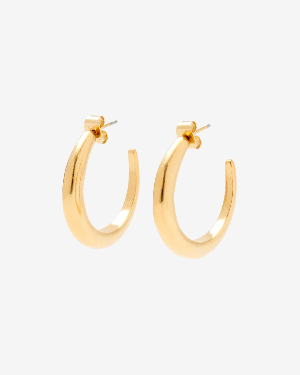 Ring earrings Woman Golden 3