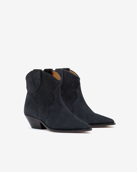 Botas bajas dewina Woman Negro lavado 3