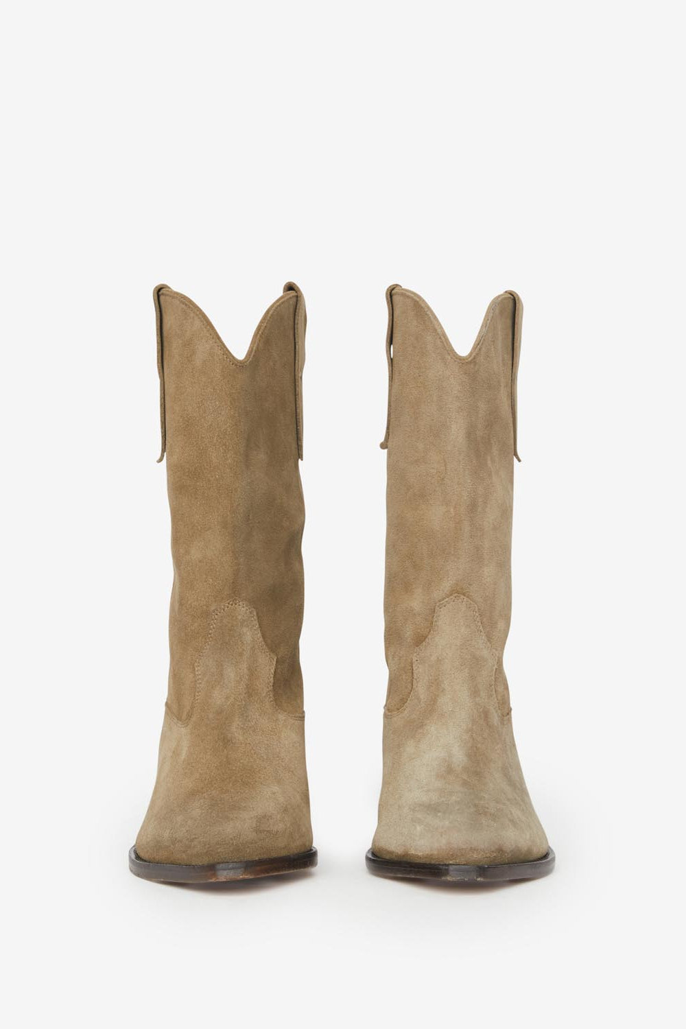 Duerto カーフスエードレザー製 サンティアゴブーツ - Taupe - Woman - 4