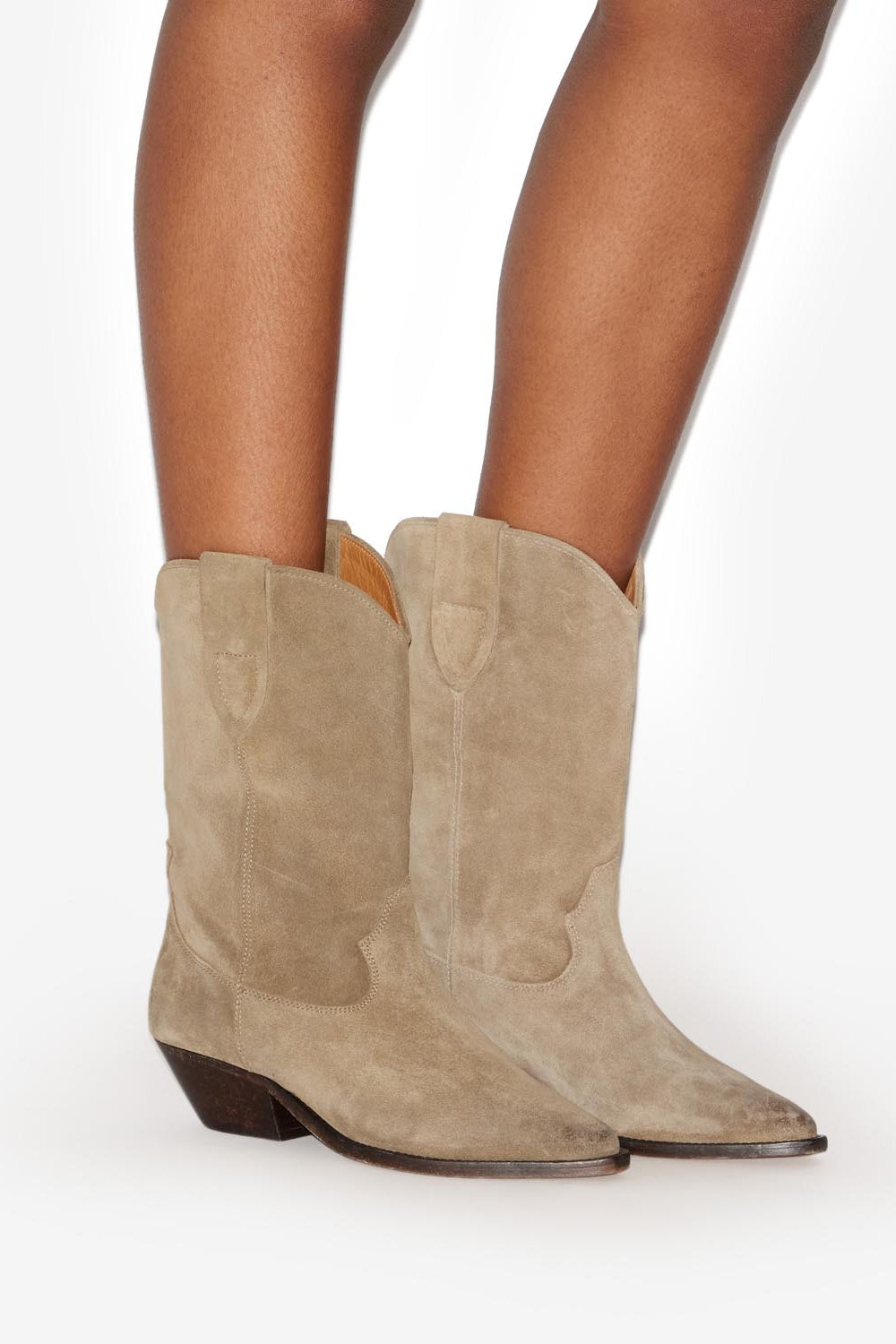 Duerto カーフスエードレザー製 サンティアゴブーツ - Taupe - Woman - 5