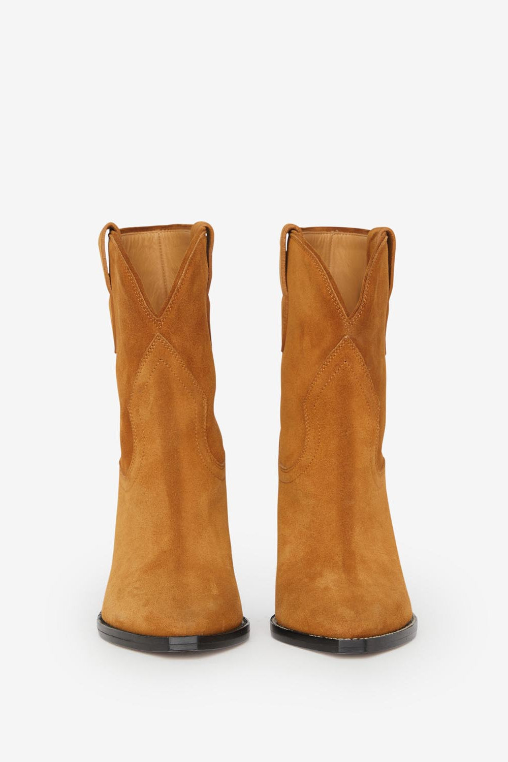 Leyane high-heeled cowboy boots - Cognac - Woman - 4