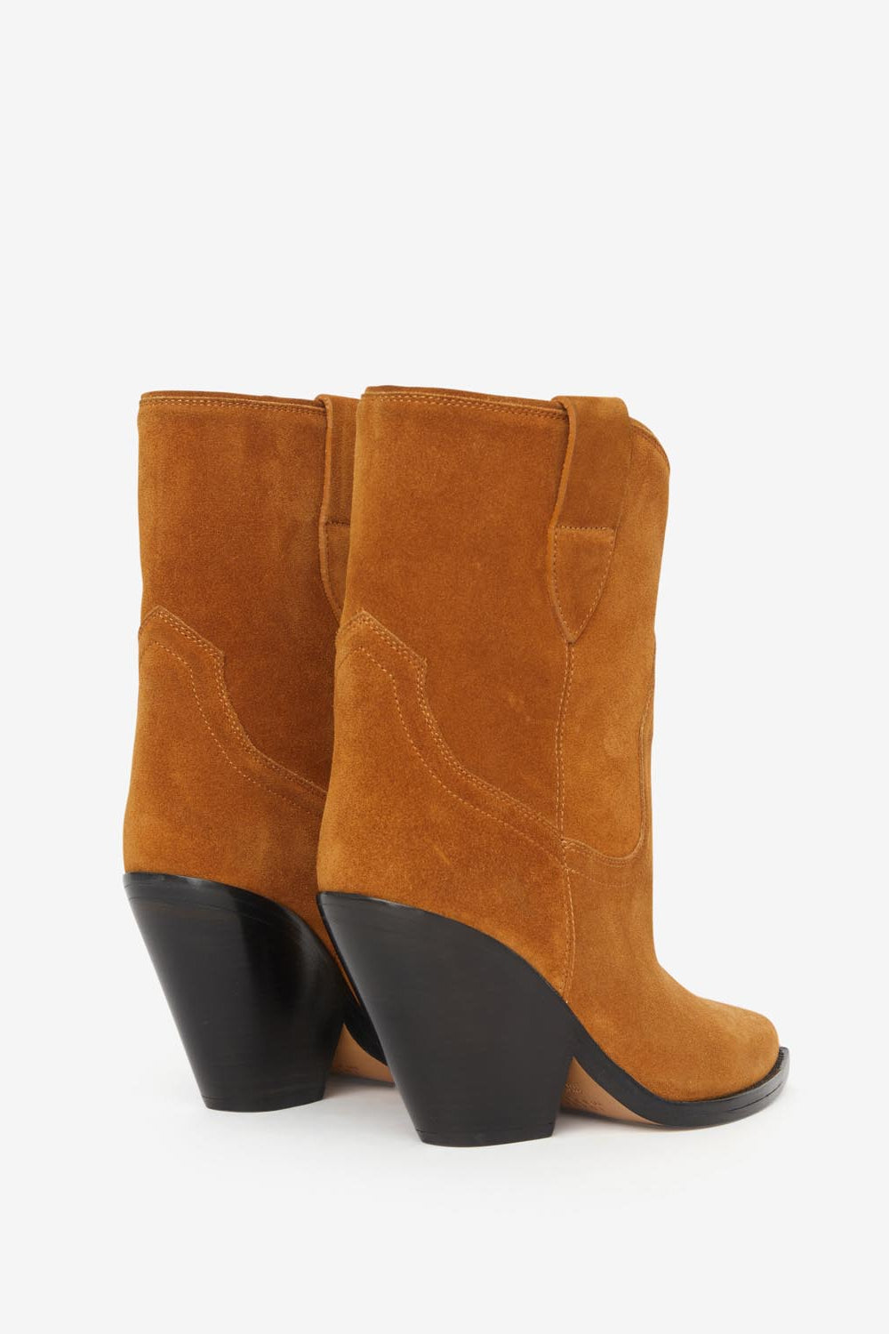 Leyane high-heeled cowboy boots - Cognac - Woman - 2