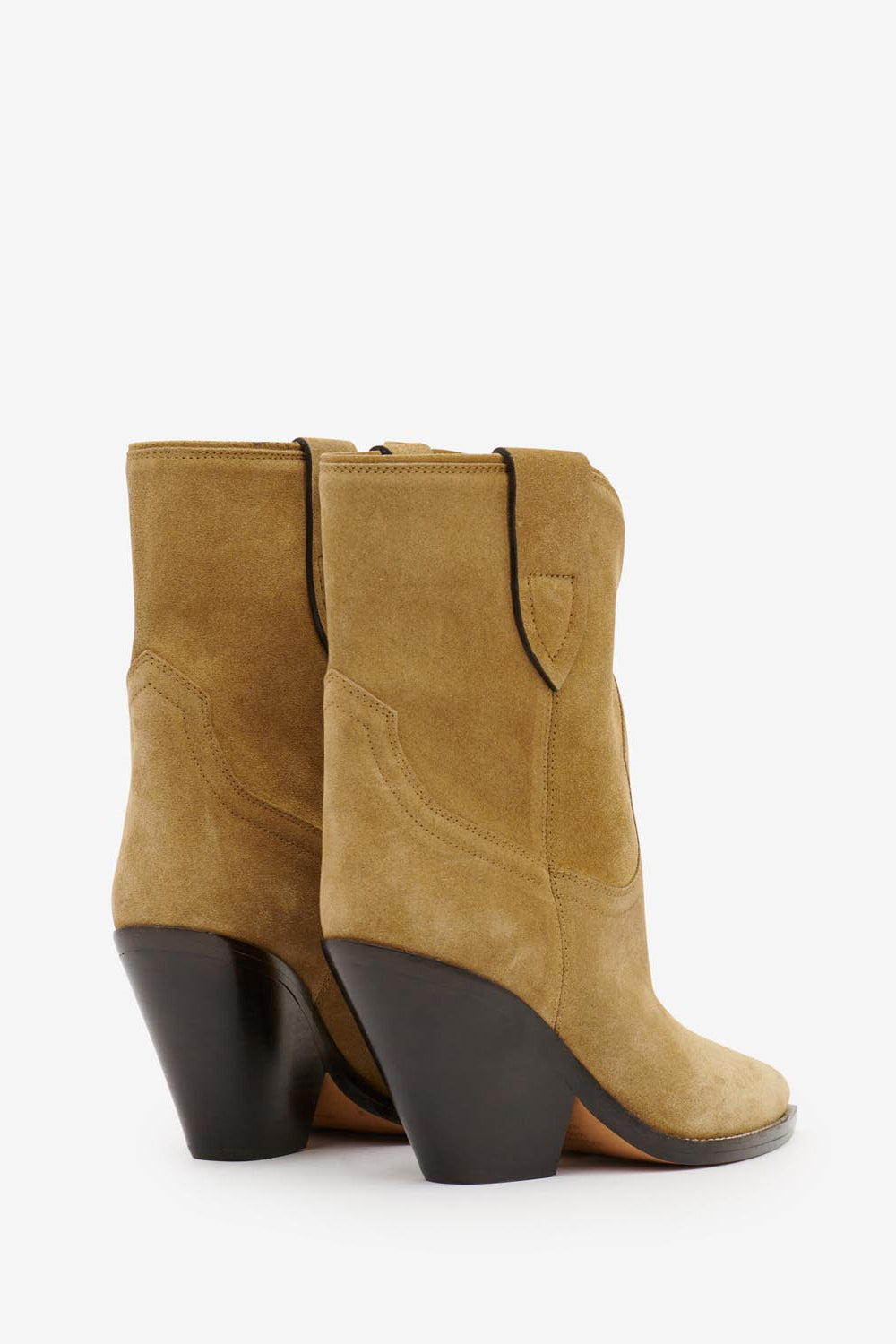 Stivali da cowboy con tacco leyane - Taupe - Woman - 2