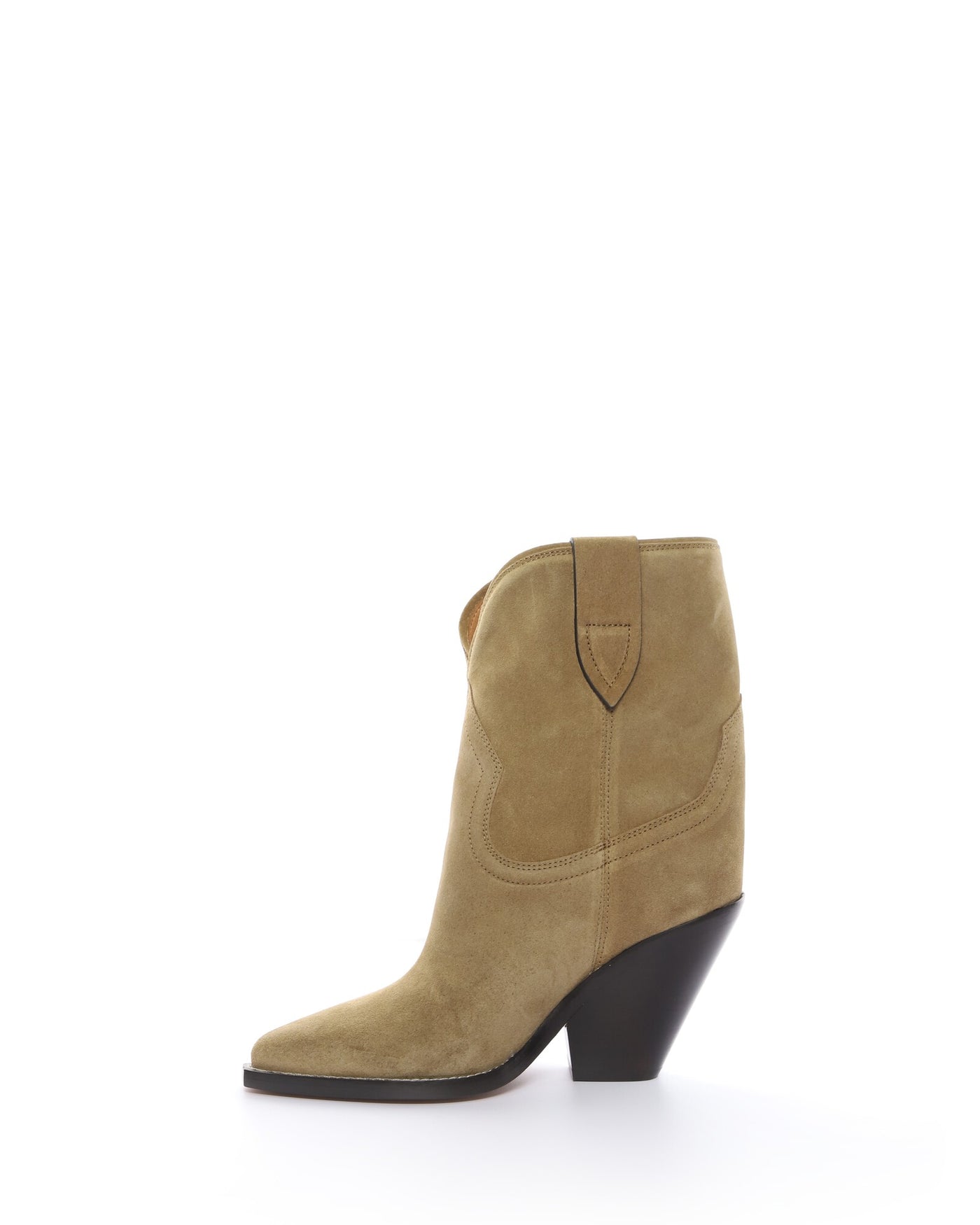 Stivali da cowboy con tacco leyane - Taupe - Woman - 5