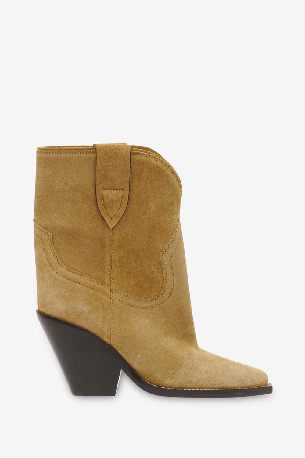 Stivali da cowboy con tacco leyane - Taupe - Woman - 1