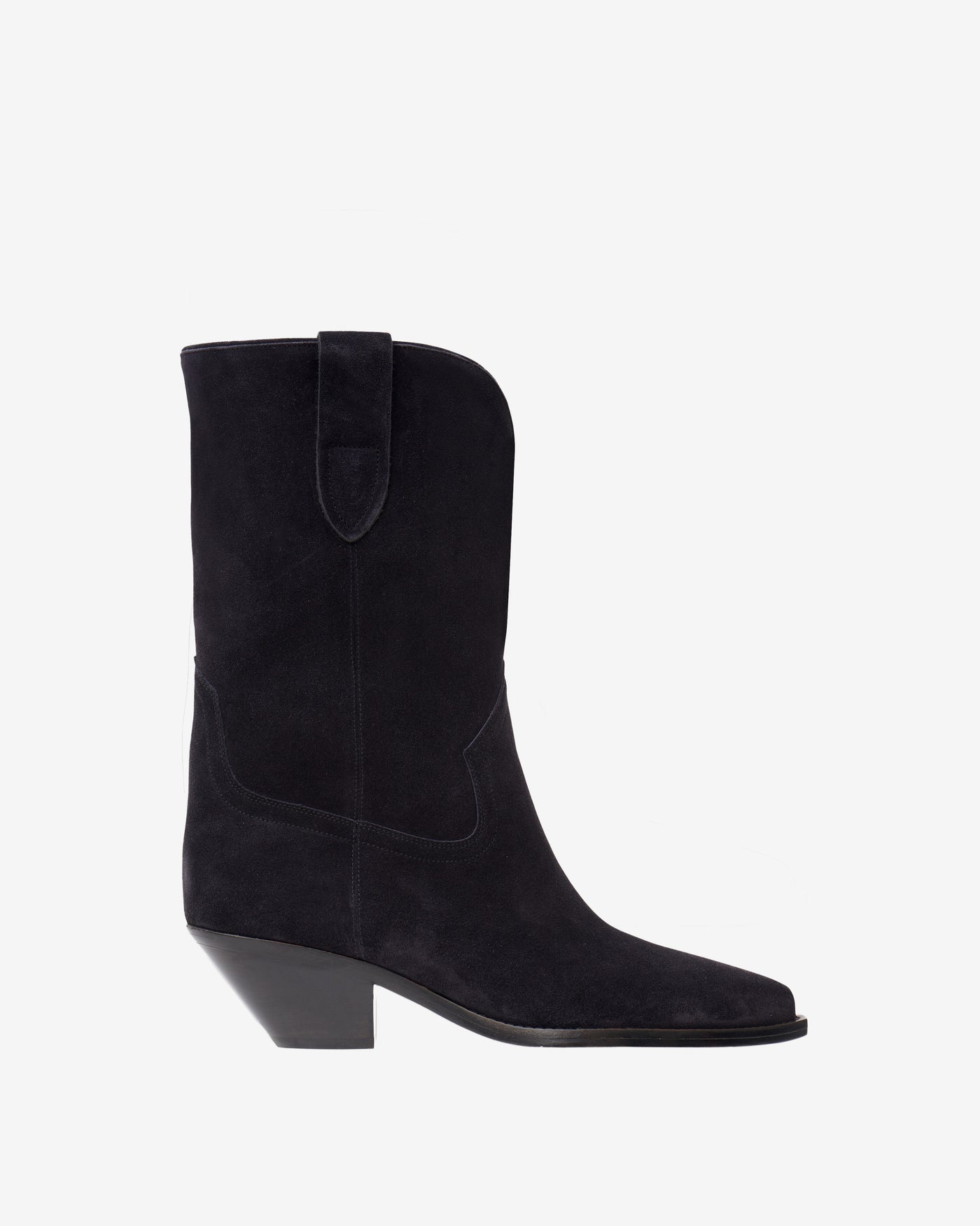 Santiag-stiefel dahope aus veloursleder - Schwarz gewaschen - Woman - 1