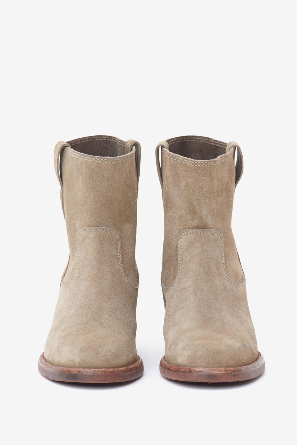 Susee stivaletti in pelle - Taupe - Woman - 4