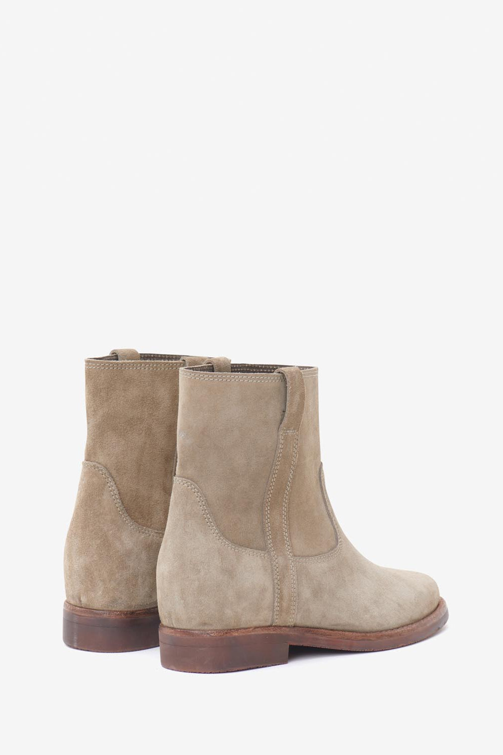 Susee stivaletti in pelle - Taupe - Woman - 2