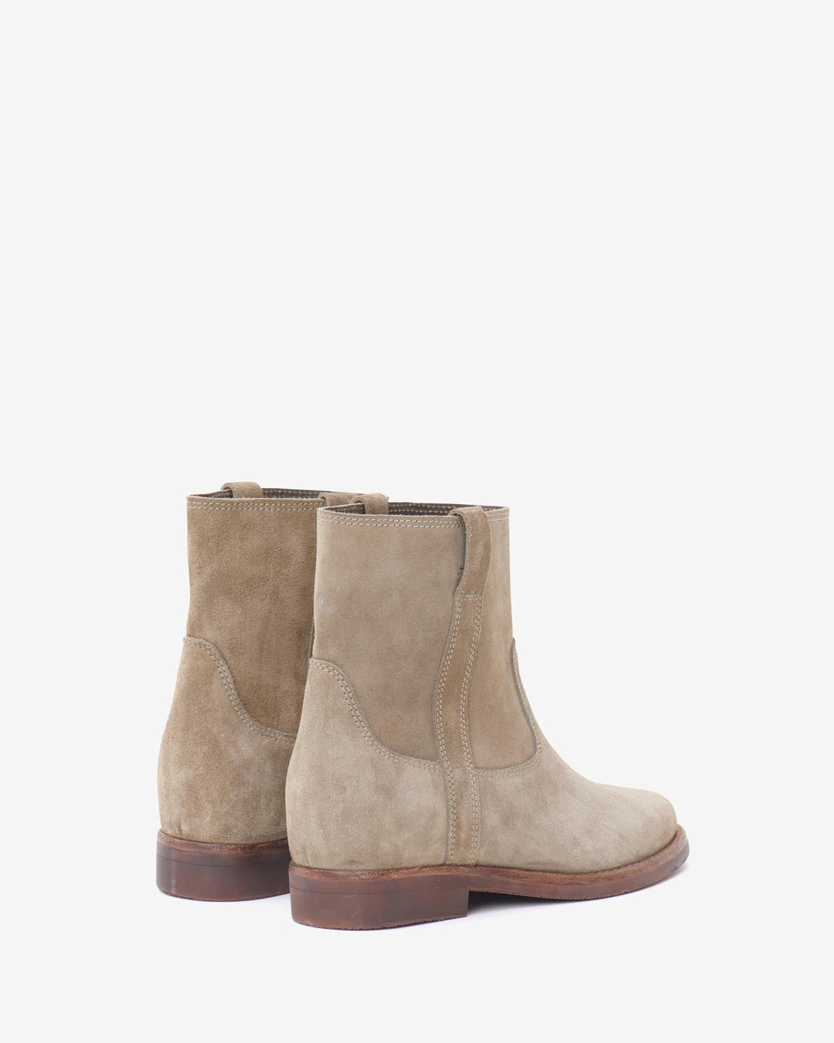Susee stivaletti in pelle - Taupe - Woman - 2