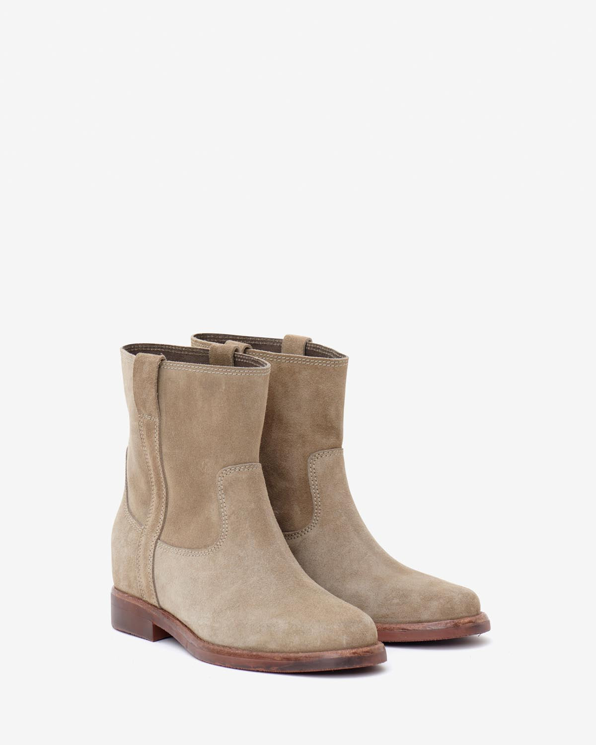 Susee low boots Woman Taupe 4