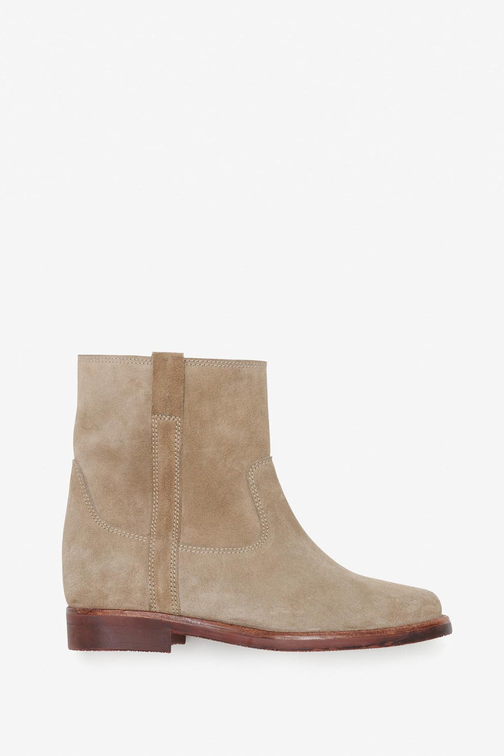 Susee stivaletti in pelle - Taupe - Woman - 1