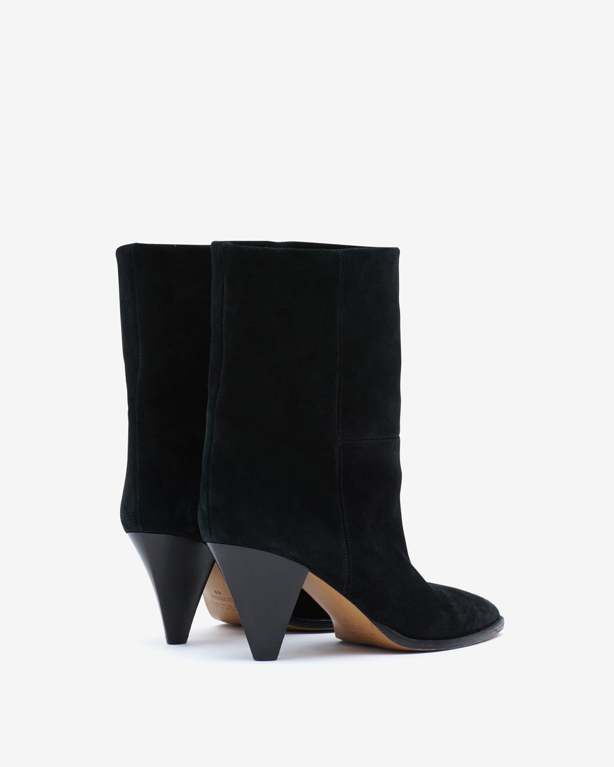 Rouxa suede ankle boots - Black - Woman - 4