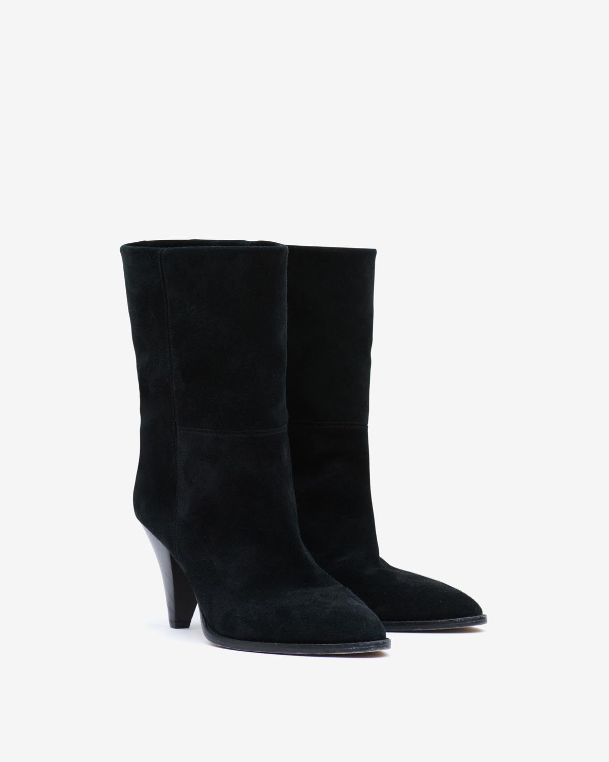 Rouxa suede ankle boots - Black - Woman - 6