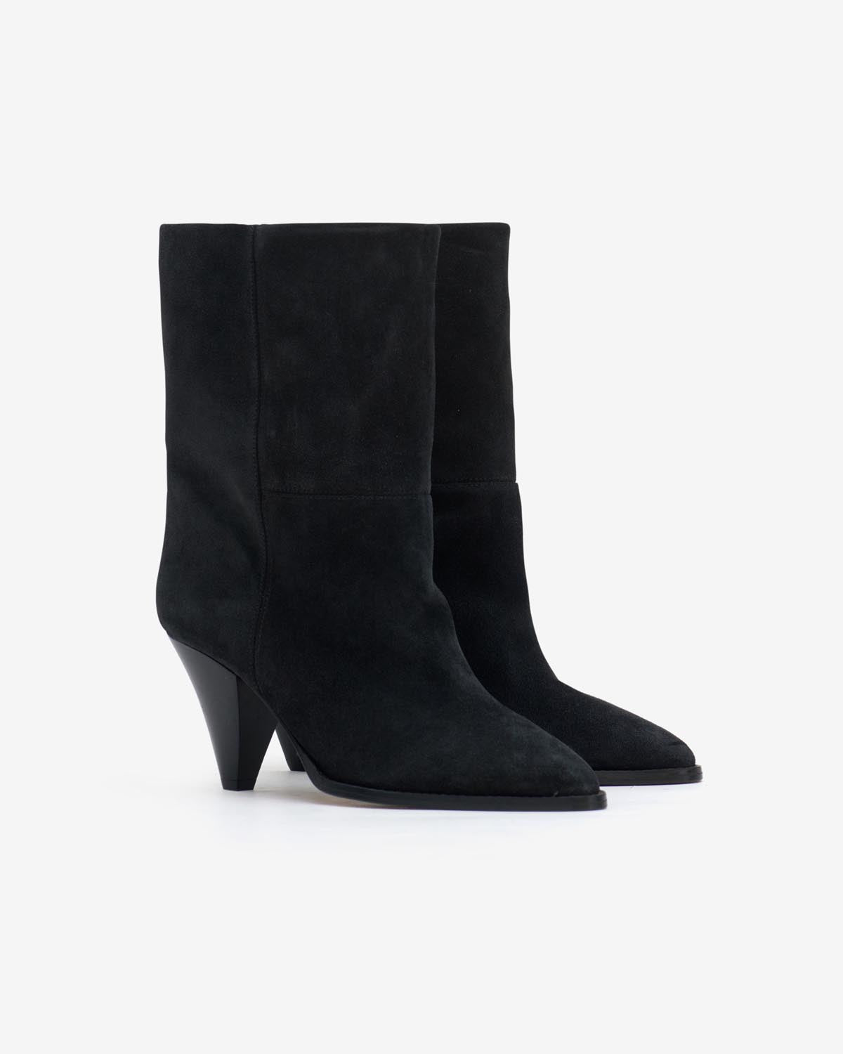 Rouxa suede ankle boots - Black - Woman - 10