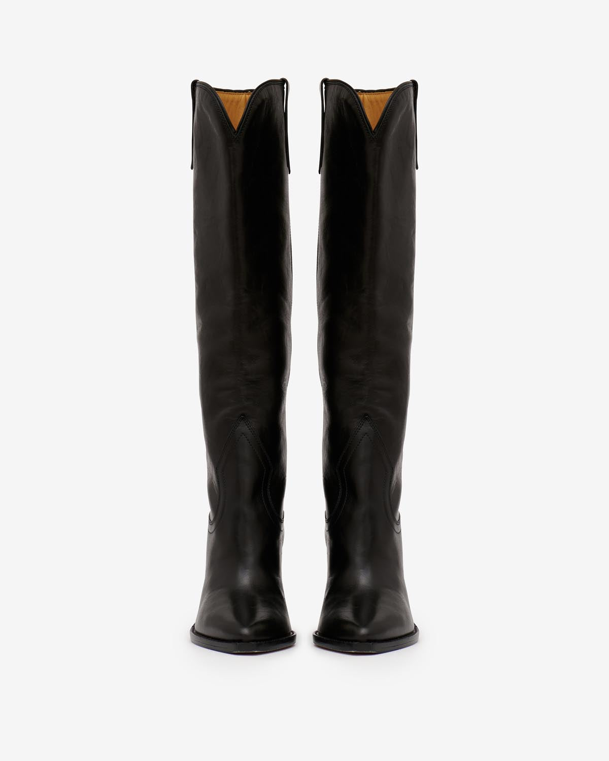 Bottes en cuir  lomero - Noir - Woman - 8