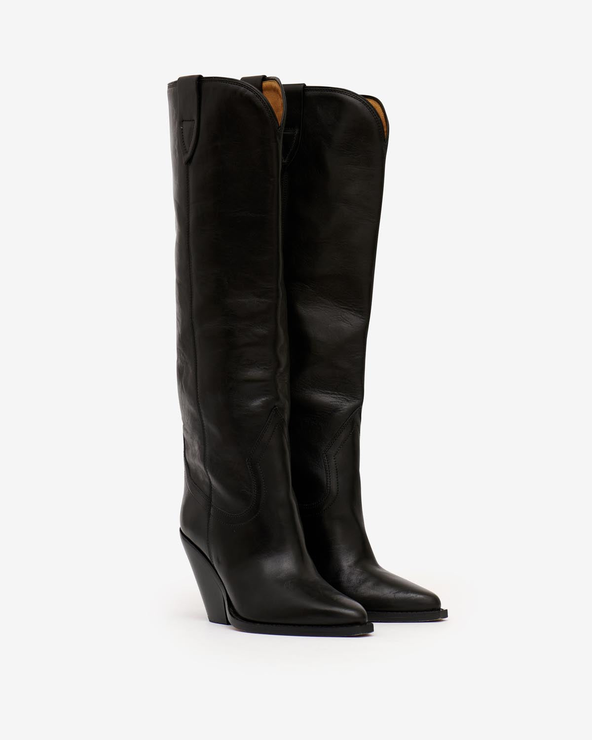Bottes en cuir  lomero - Noir - Woman - 6