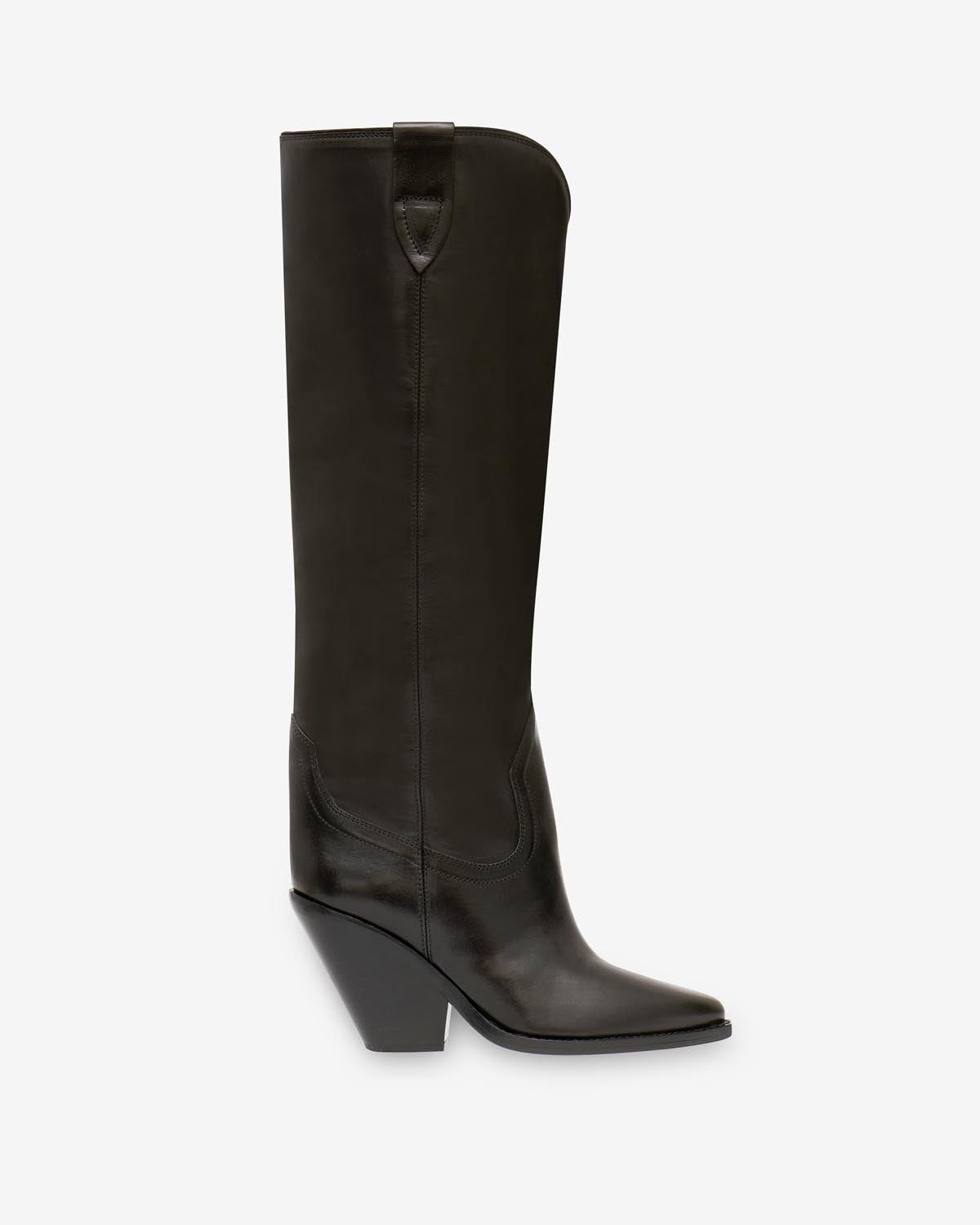 Bottes en cuir  lomero - Noir - Woman - 2
