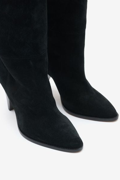 Ririo suede leather boots - Black - Woman - 7