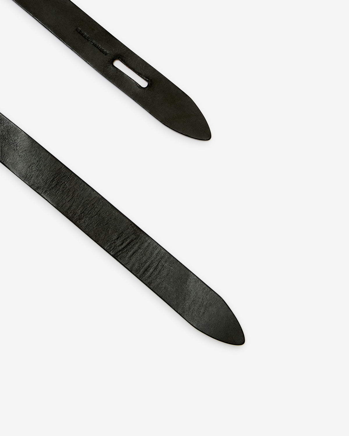 Ceinture à nouer lecce en cuir lisse - Noir et naturel - Woman - 4