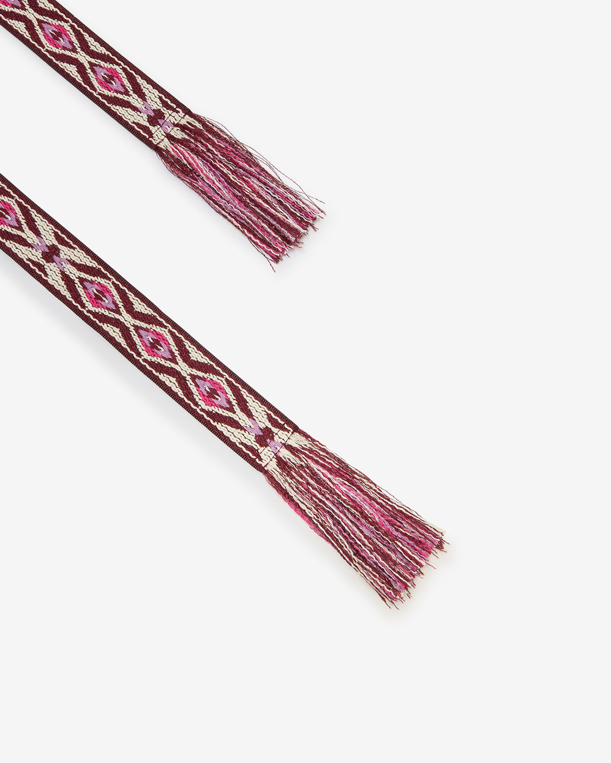 Fascia etki tessuta in jacquard grafico - Pink-beige - Woman - 3