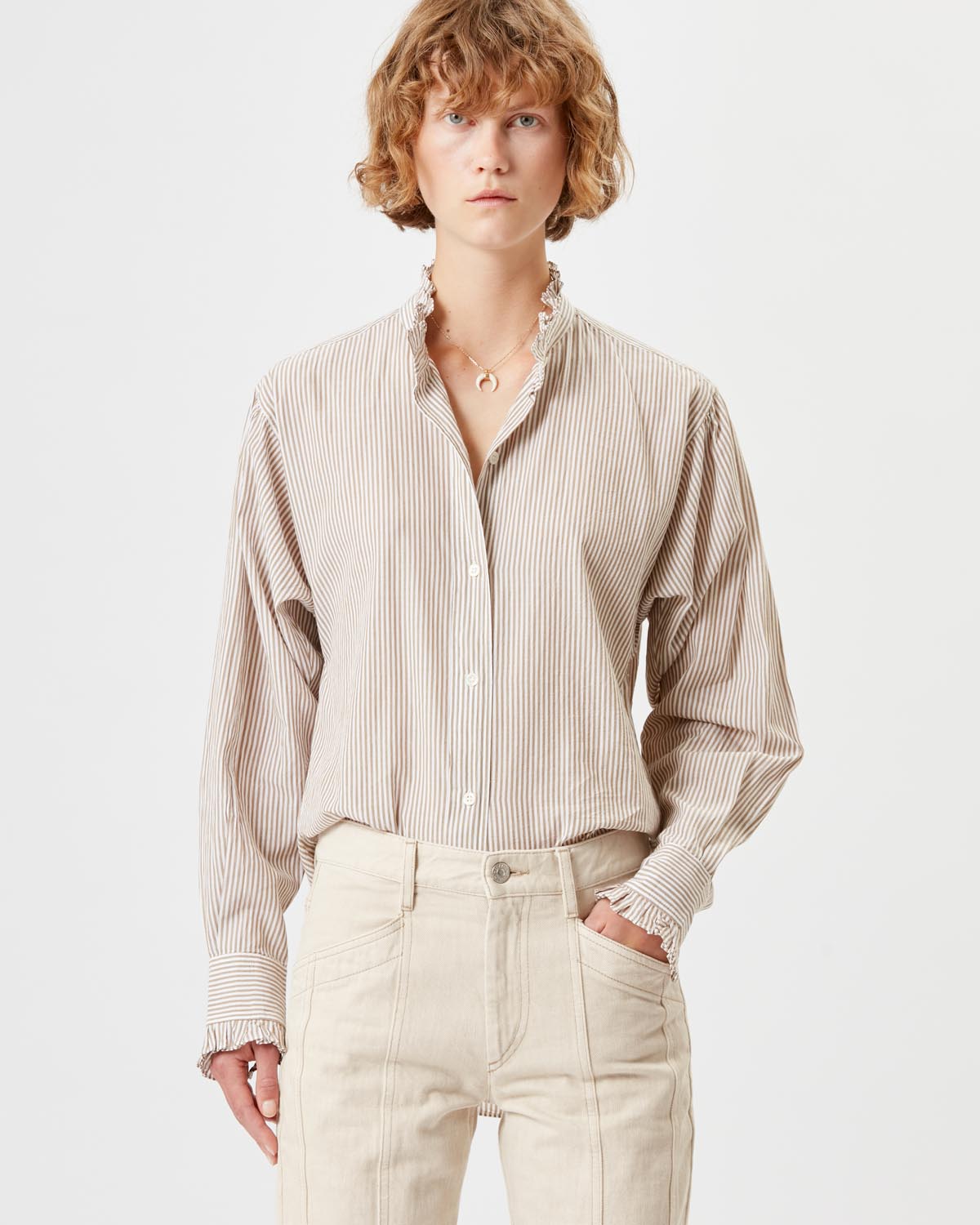 Saoli shirt - Ochre - Woman - 3