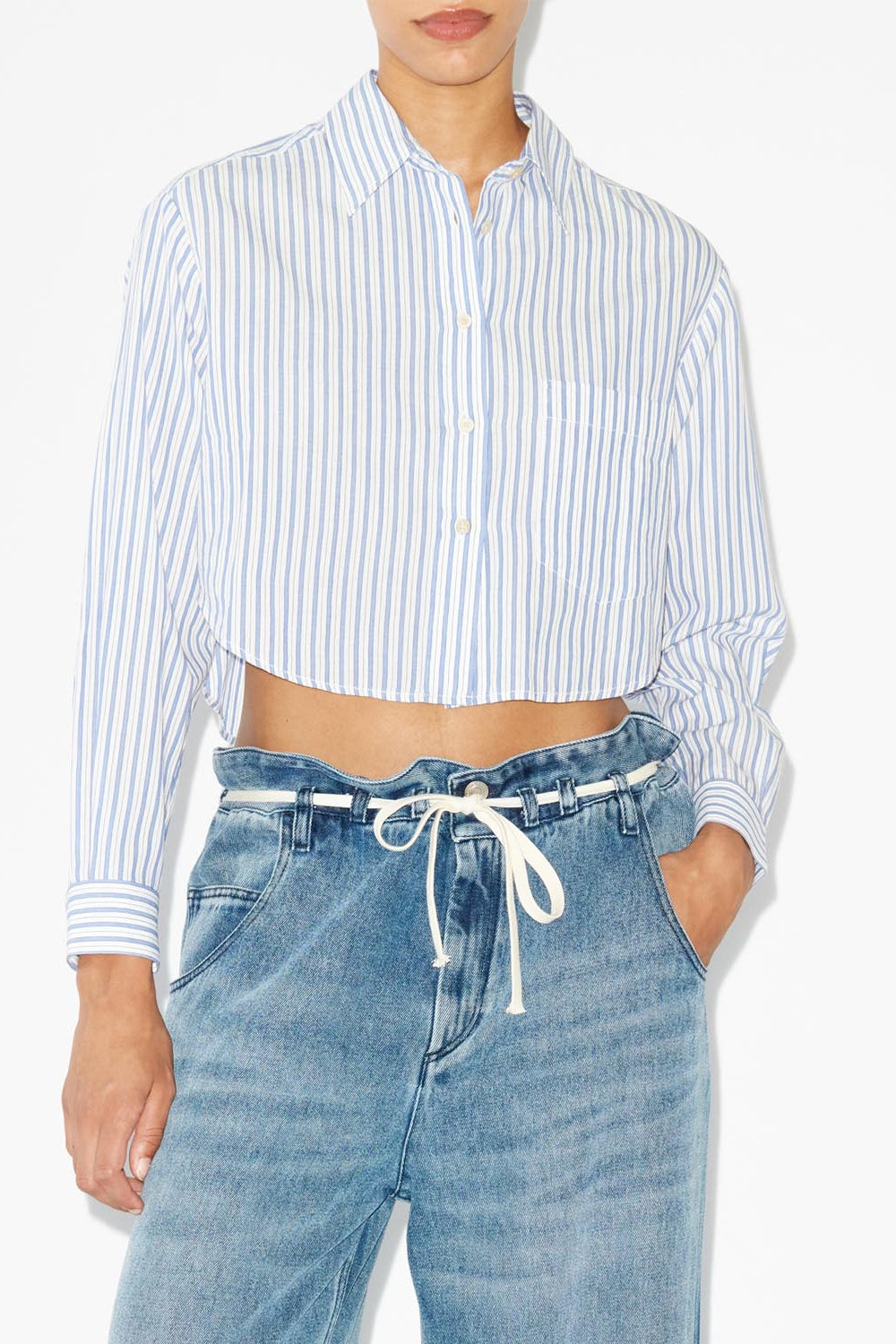 Eliora long-sleeve shirt - Blue - Woman - 7