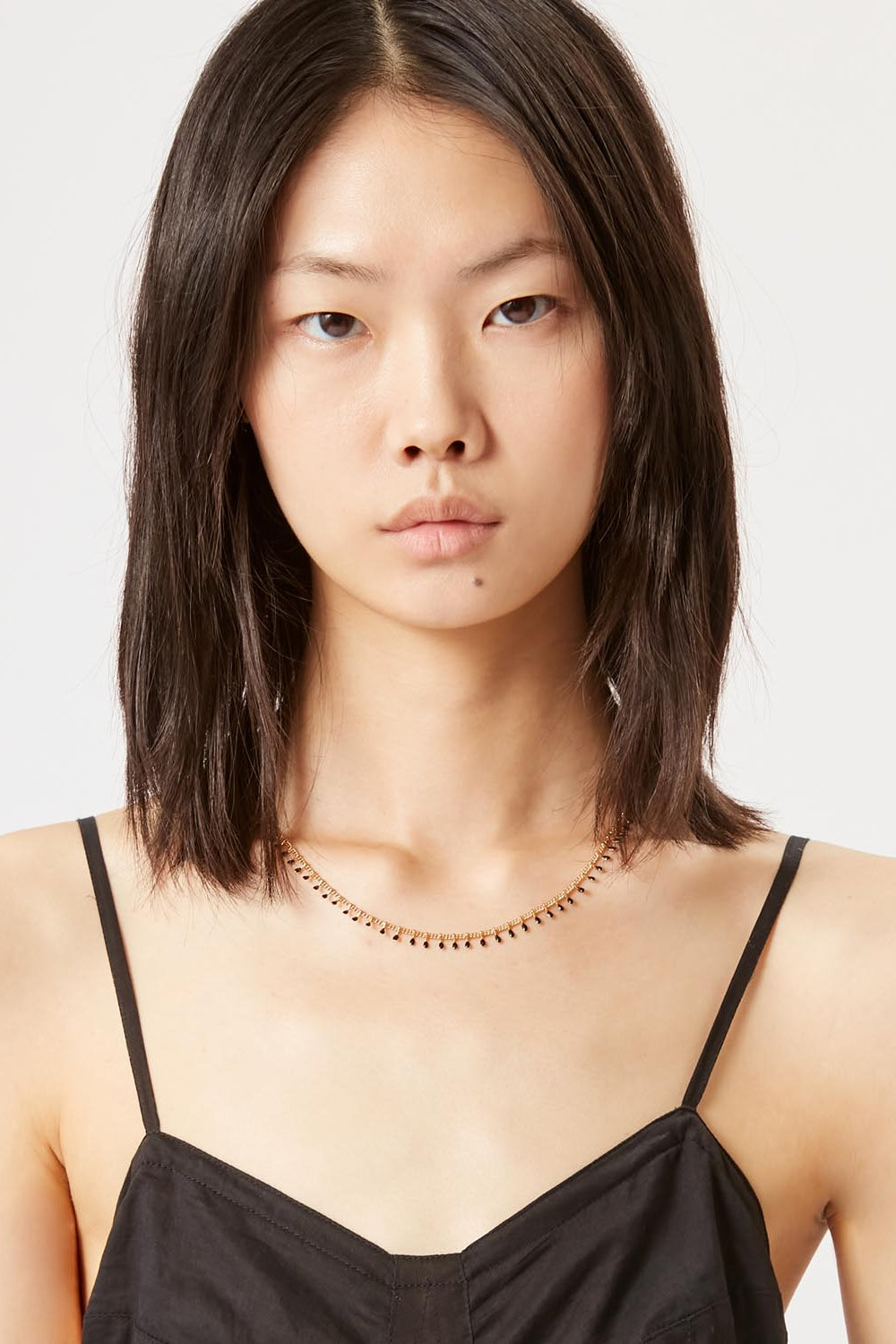 Casablanca tassel necklace - 검은색 - Woman - 3