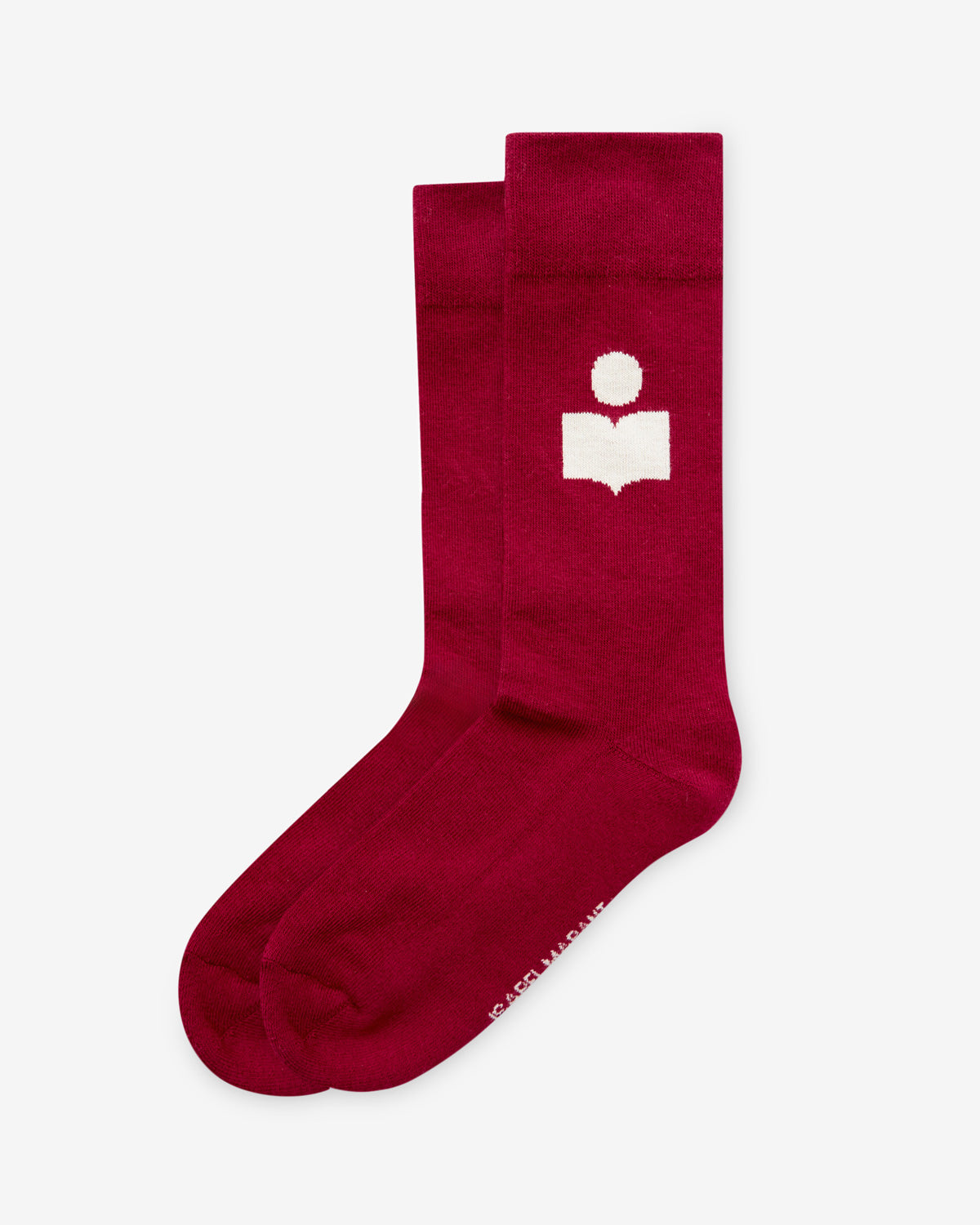 Chaussettes siloki Woman Bordeaux-écru 1