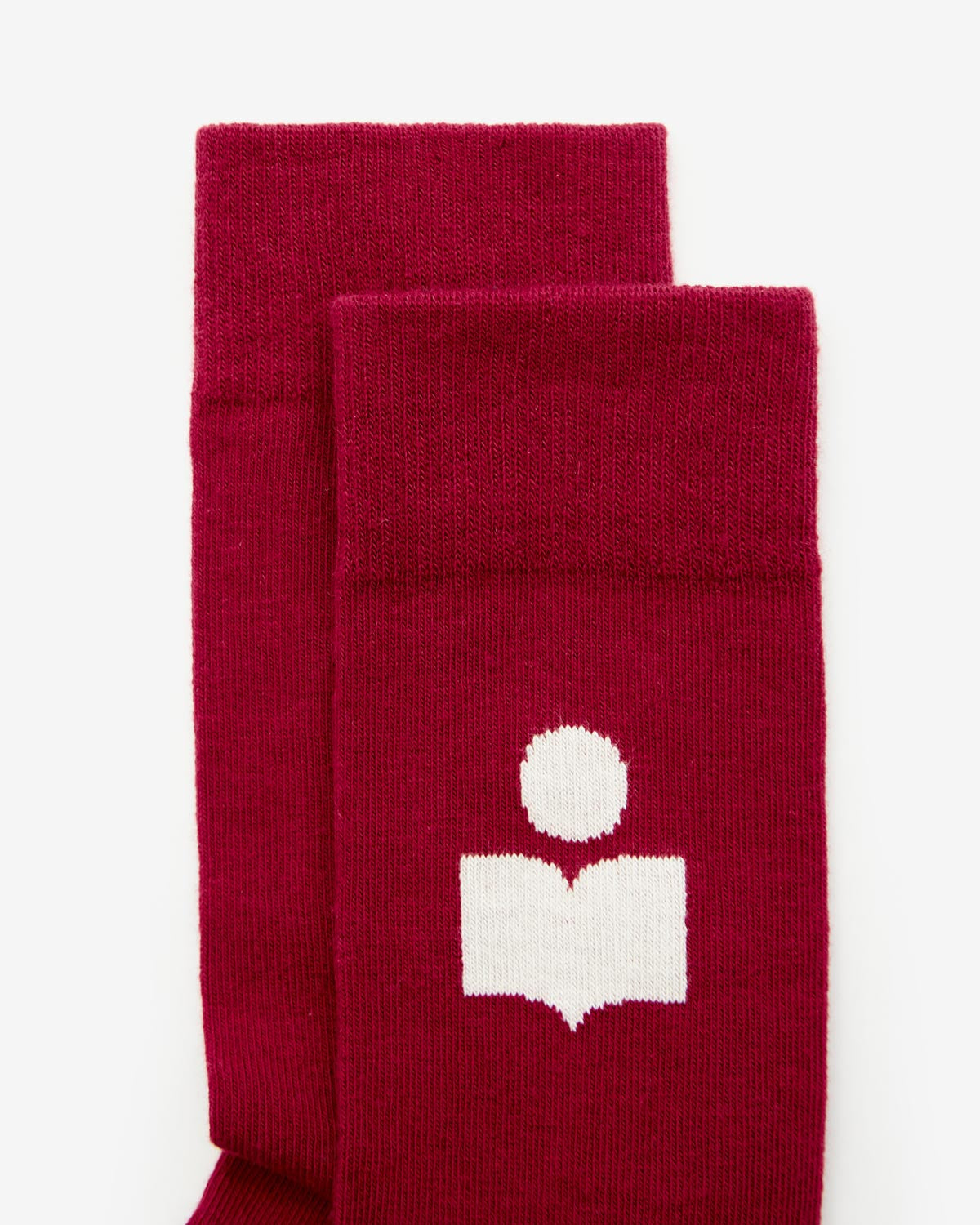 Siloki socks Woman Burgundy-ecru 2