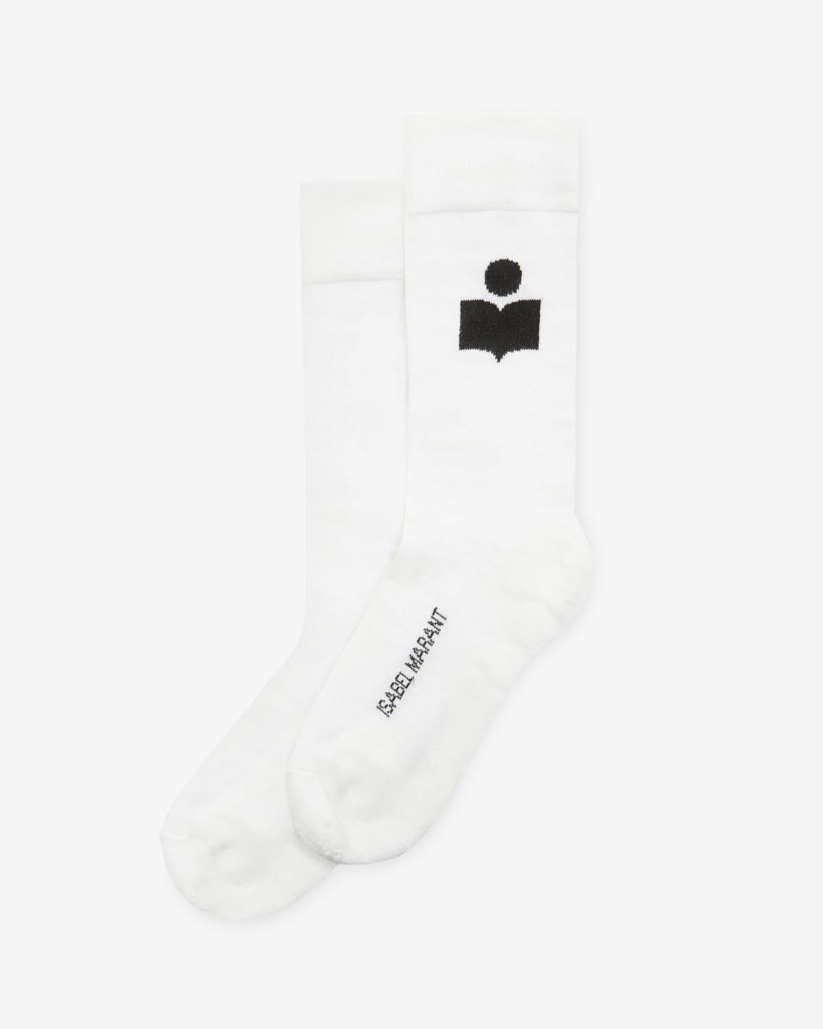 Siloki logo socks - White - Man - 2