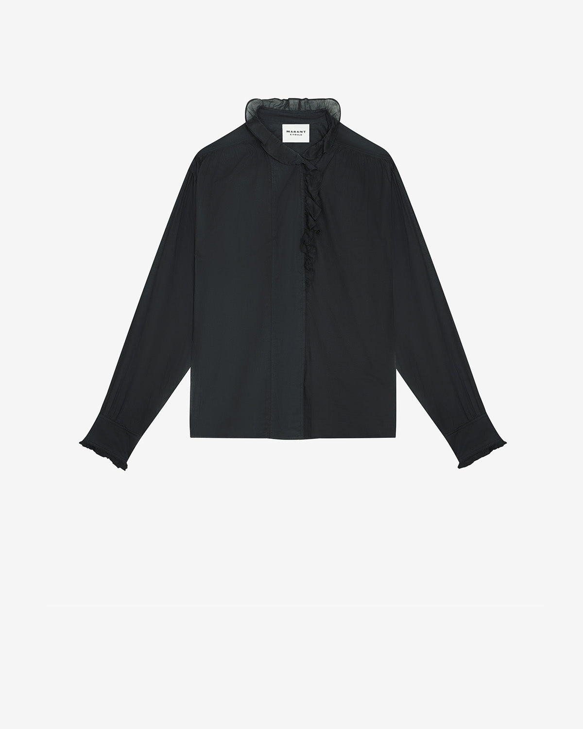 Pamias voile top - Black - Woman - 9