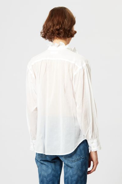 Pamias voile top - White - Woman - 8