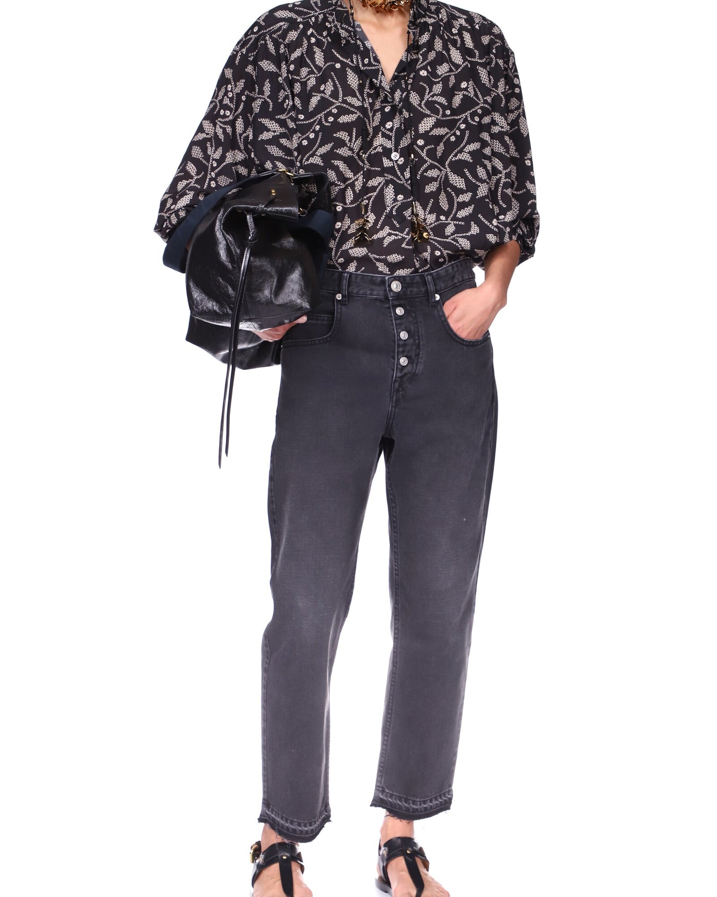 Belden regular jeans - Nero lavato - Woman - 2