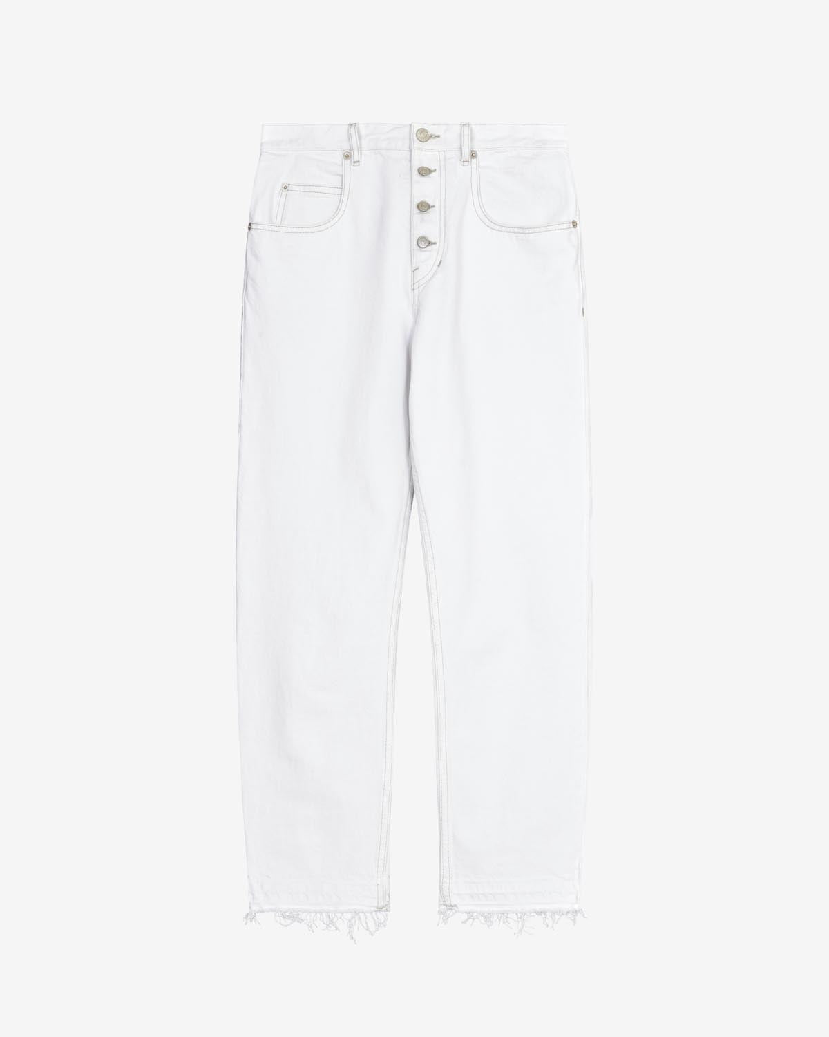 Jeans belden Woman Weiß 7