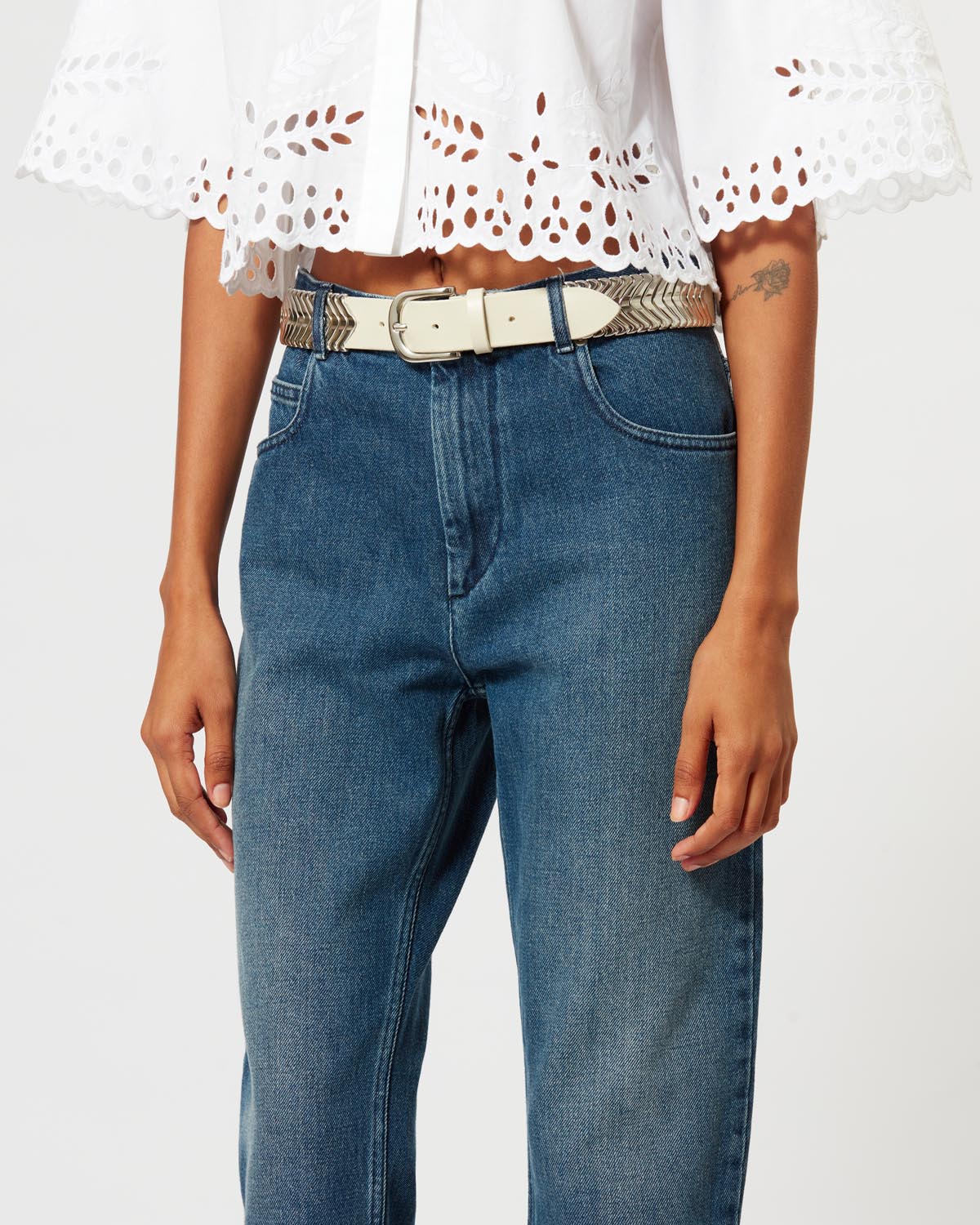 Schmal geschnittene jeans neasr - Blau - Woman - 6