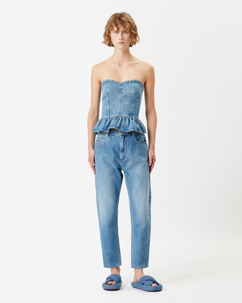 Nea jeans slim-fit Woman Azzurro 4
