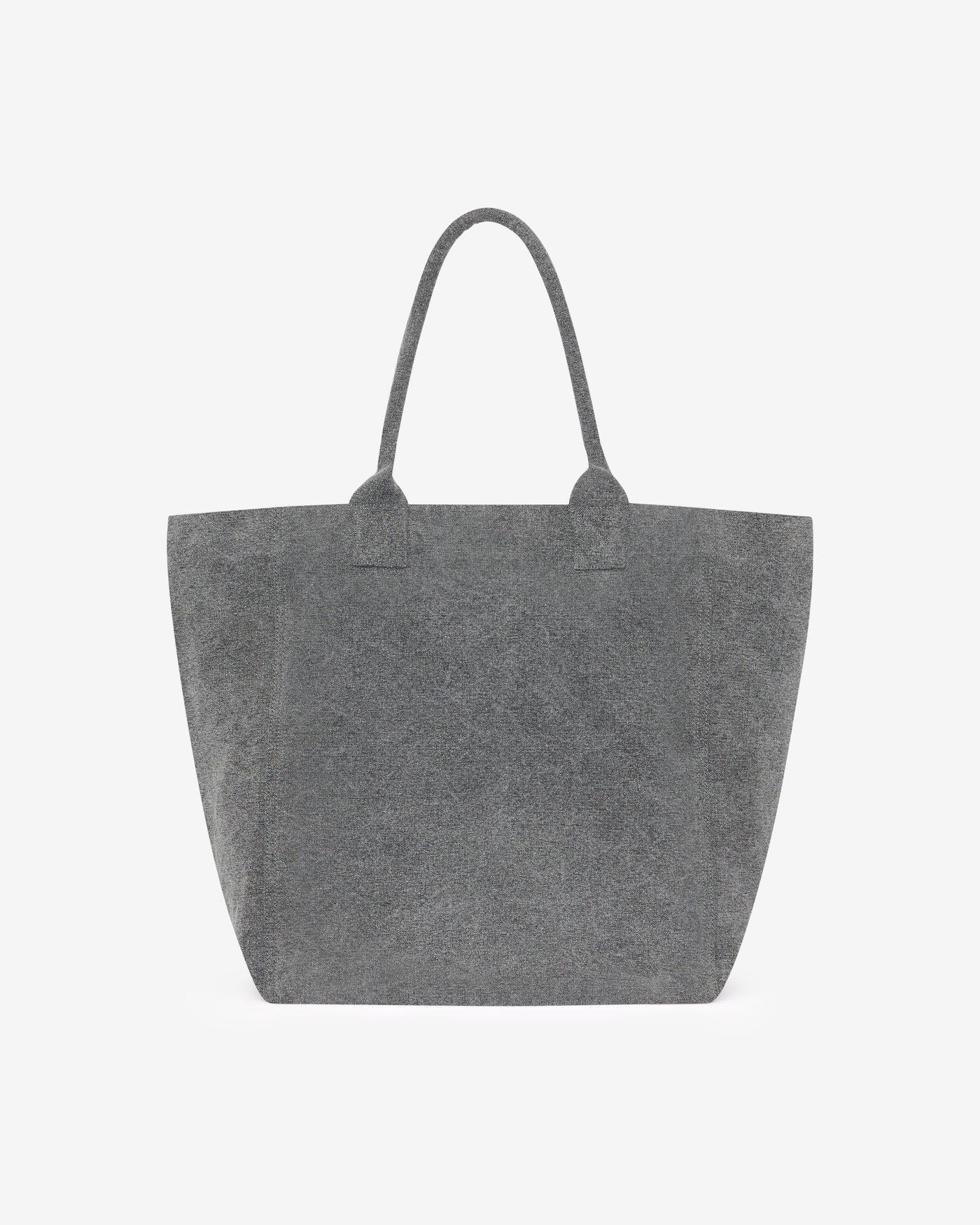 Borsa tote yenky in cotone lavato con logo - Grigio - Woman - 2