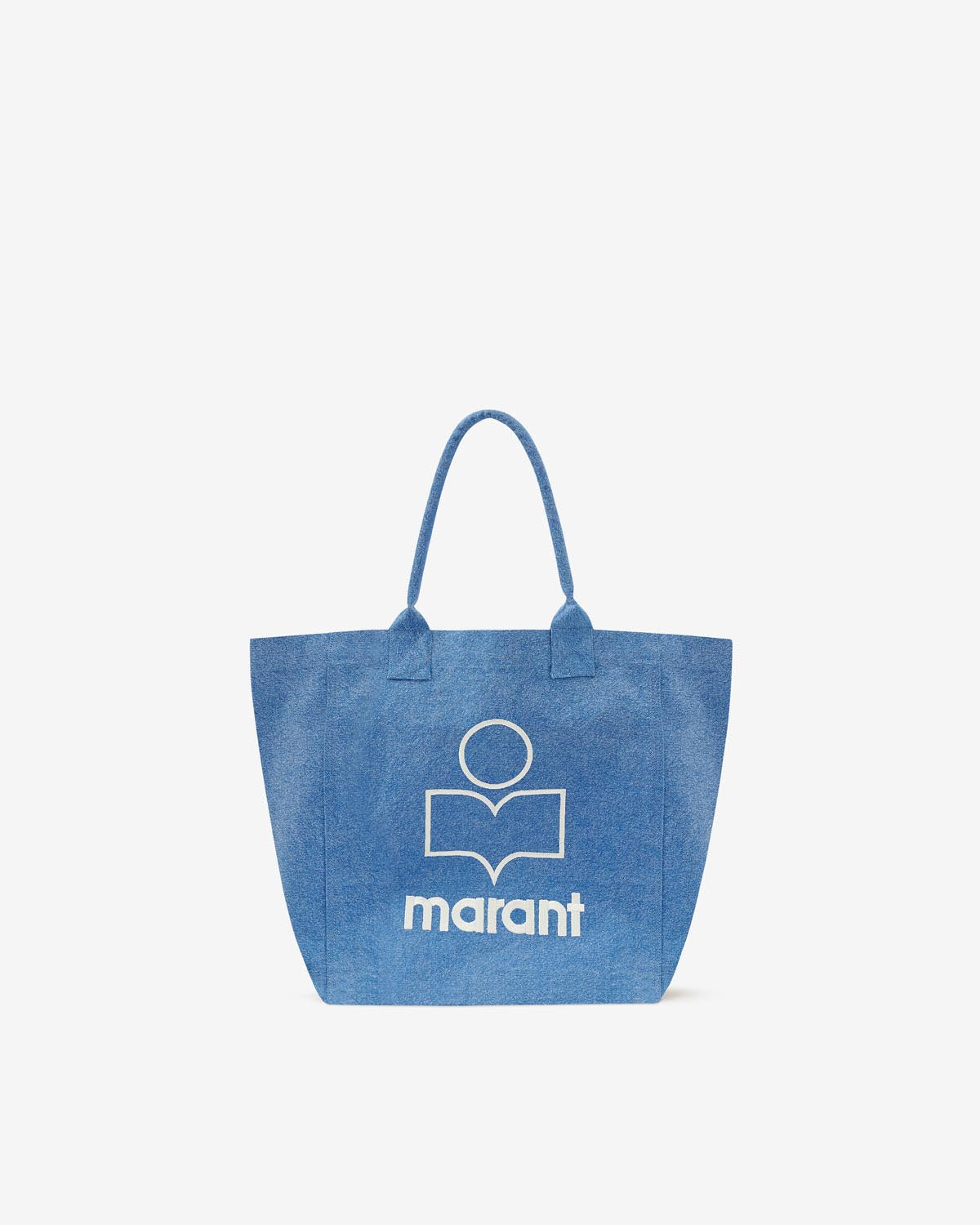 Yenky logo-embroidered tote bag in canvas - Blue - Woman - 1