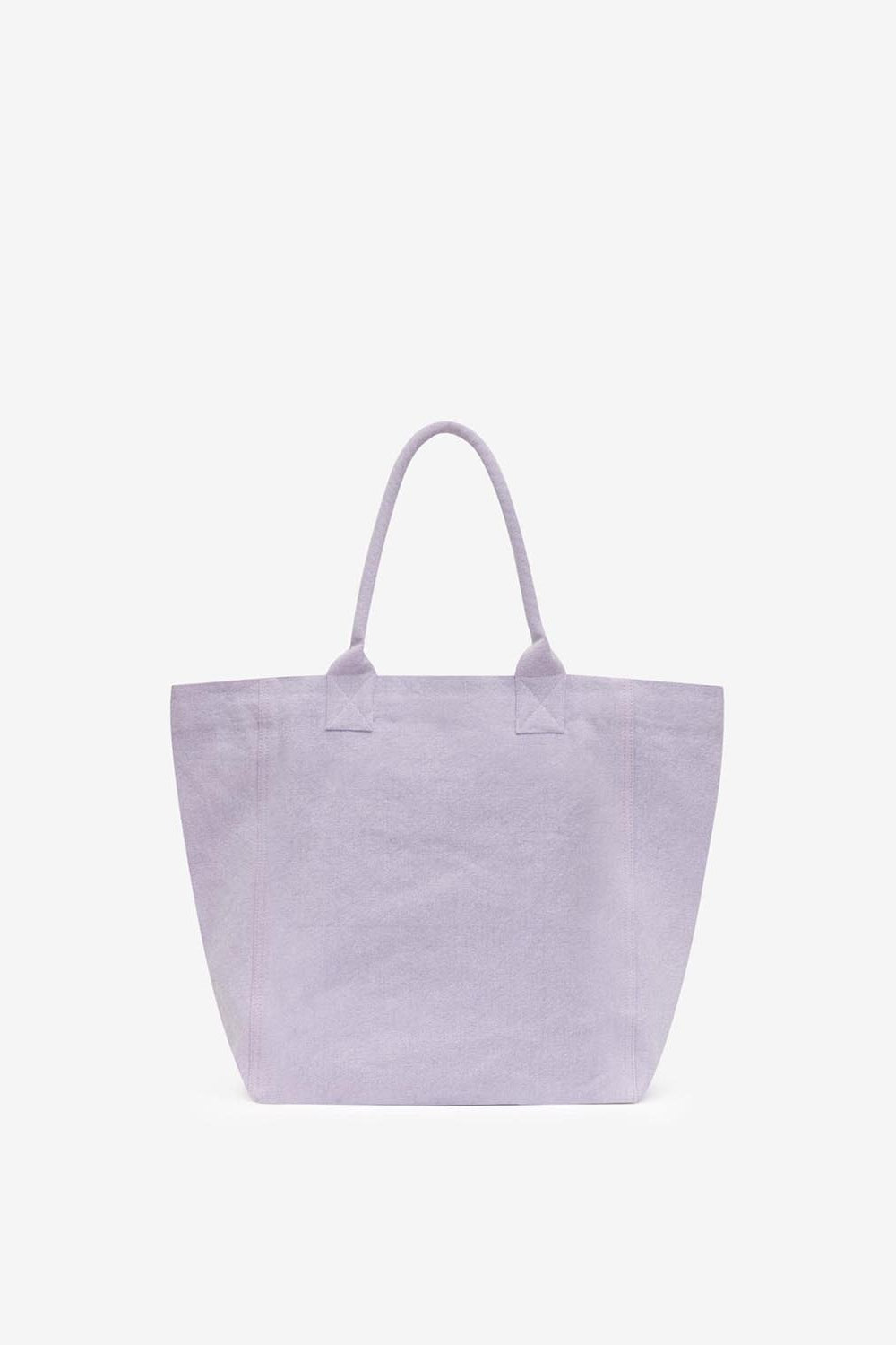 Yenky washed cotton logo tote bag - Lilac - Woman - 2